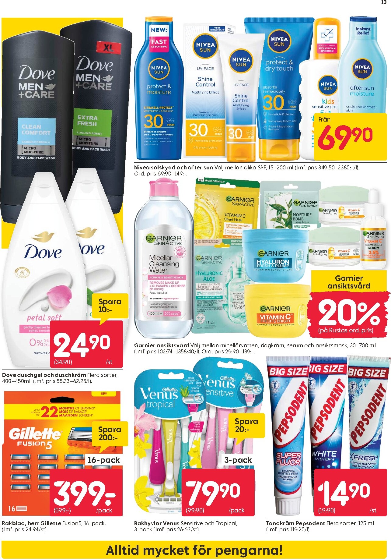 rusta - Aktuellt Rusta reklamblad från måndag, 01/06/2026 till söndag, 07/06/2026 - page: 13