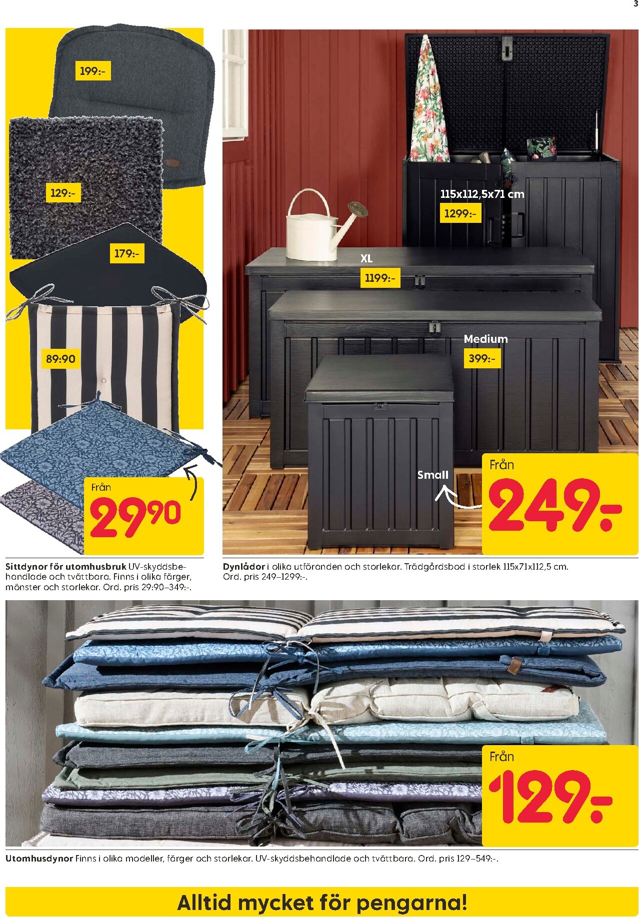 rusta - Aktuellt Rusta reklamblad från måndag, 01/06/2026 till söndag, 07/06/2026 - page: 3