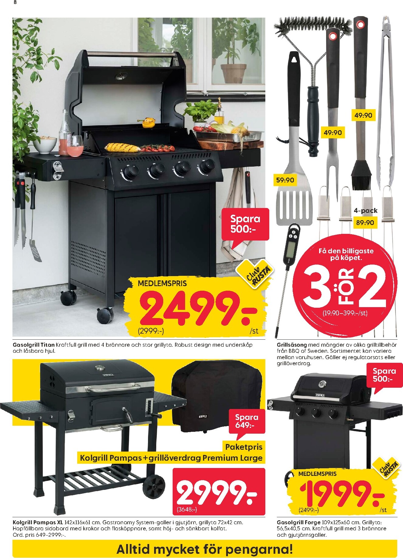 rusta - Aktuellt Rusta reklamblad från måndag, 15/06/2026 till söndag, 21/06/2026 - page: 8