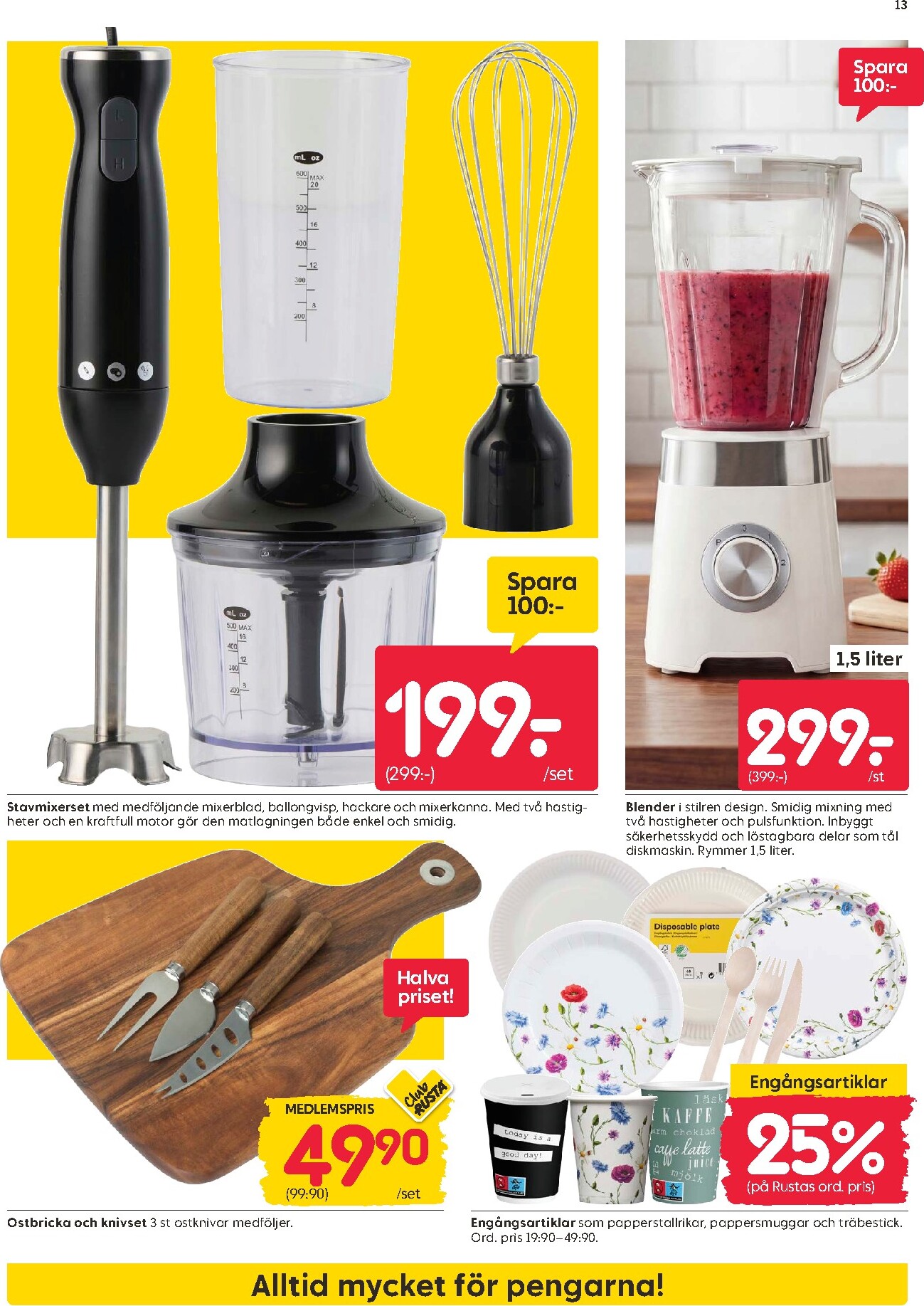 rusta - Aktuellt Rusta reklamblad från måndag, 15/06/2026 till söndag, 21/06/2026 - page: 13