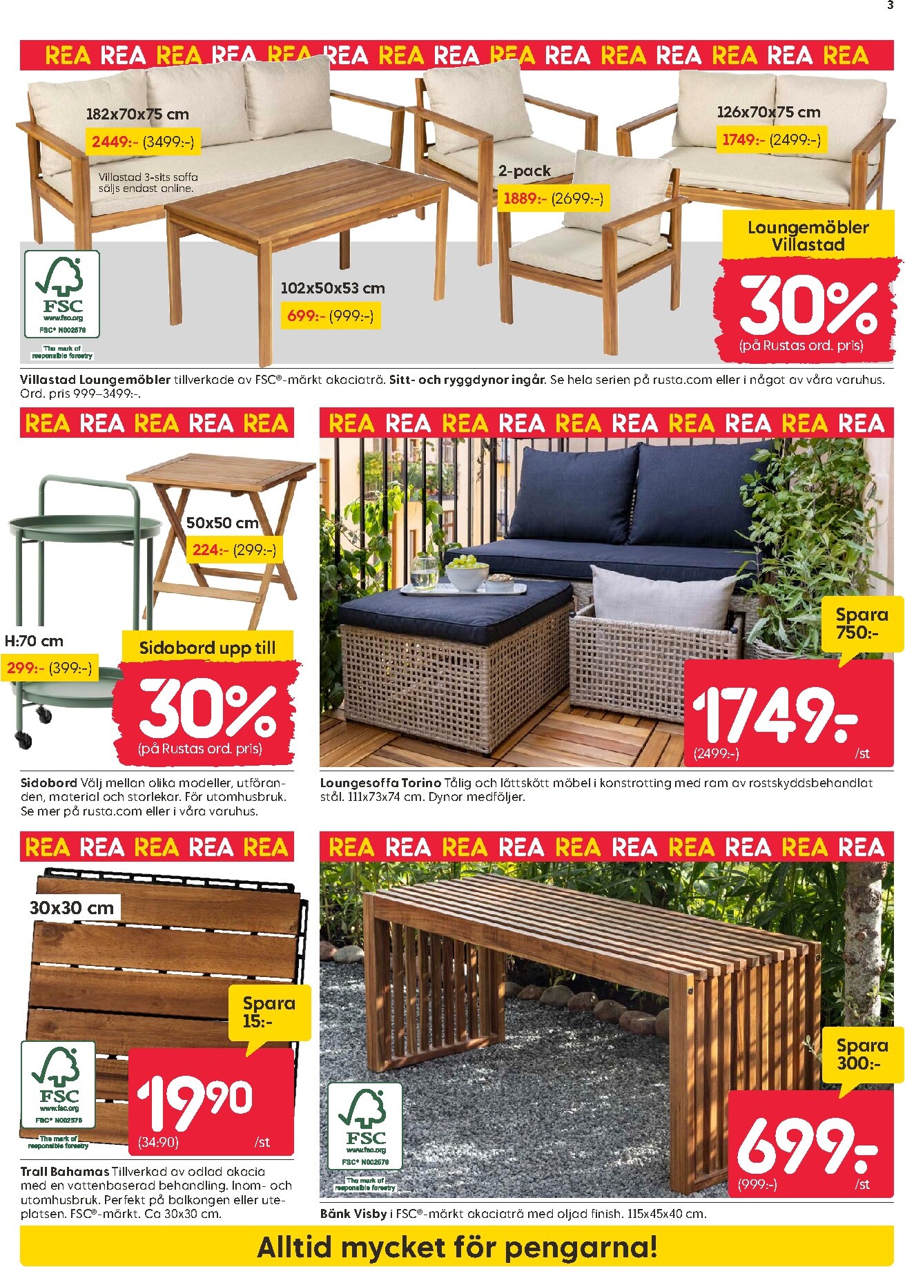 rusta - Aktuellt Rusta reklamblad från måndag, 22/06/2026 till söndag, 28/06/2026 - page: 3