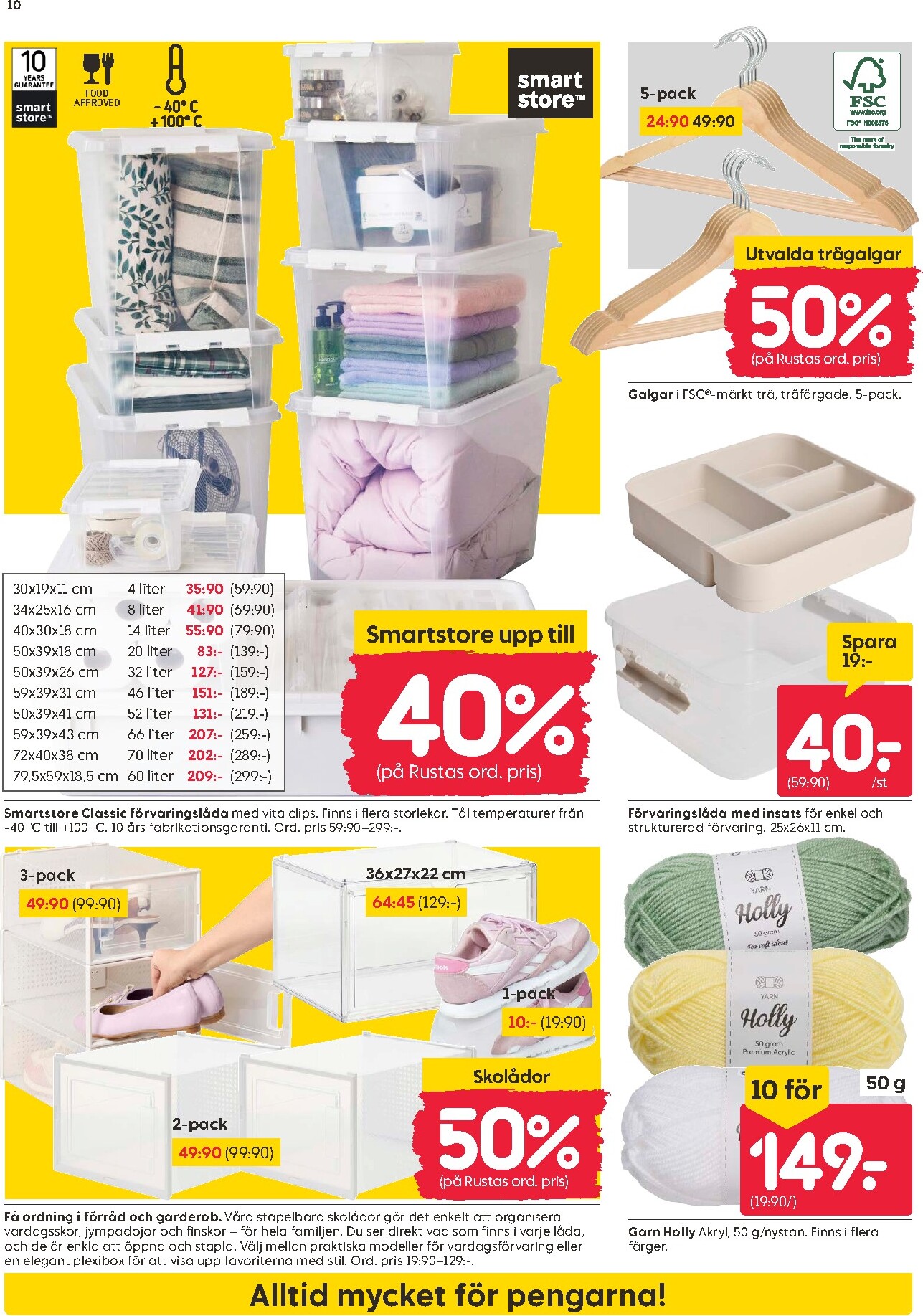 rusta - Aktuellt Rusta reklamblad från måndag, 29/06/2026 till söndag, 05/07/2026 - page: 10