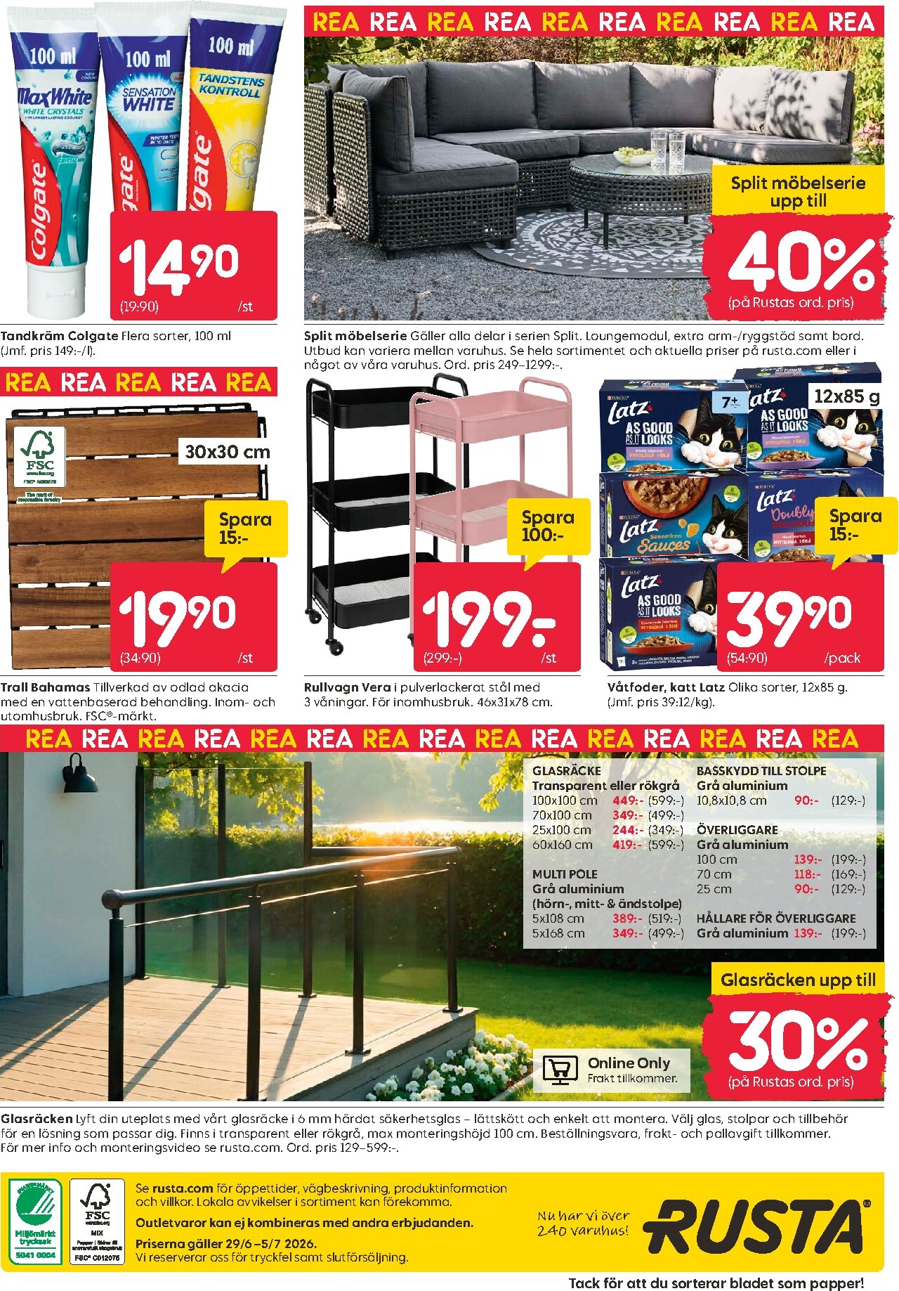 rusta - Aktuellt Rusta reklamblad från måndag, 29/06/2026 till söndag, 05/07/2026 - page: 16