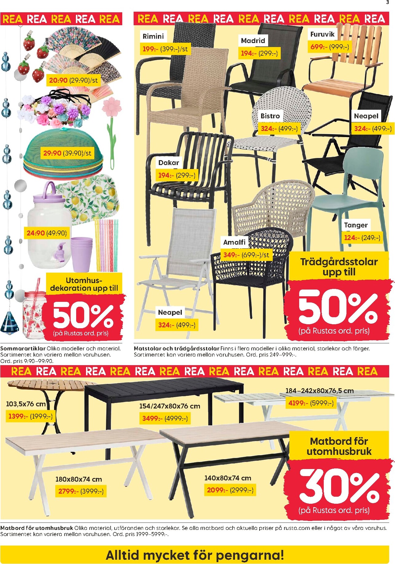 rusta - Aktuellt Rusta reklamblad från måndag, 29/06/2026 till söndag, 05/07/2026 - page: 3