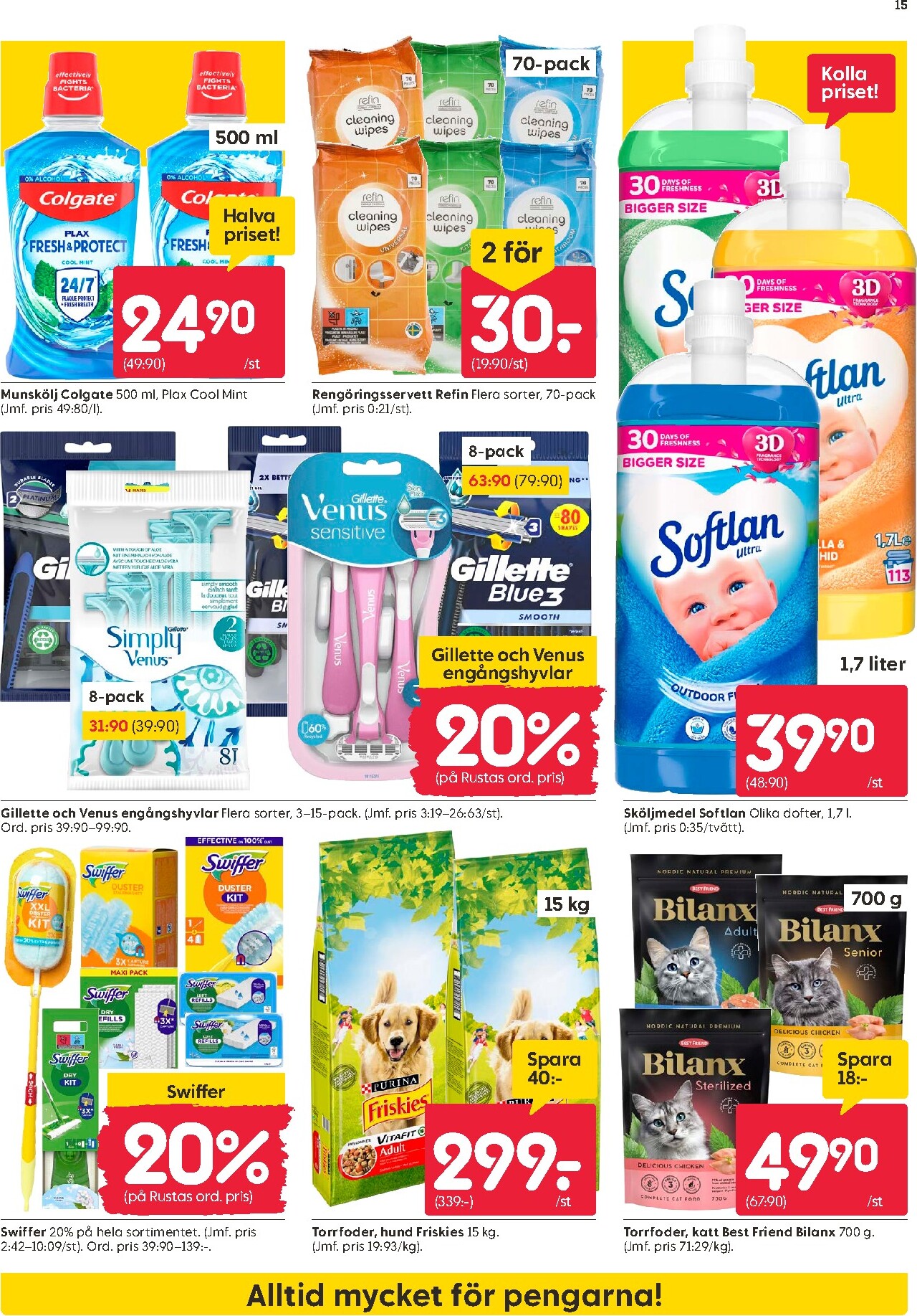 rusta - Aktuellt Rusta reklamblad från måndag, 29/06/2026 till söndag, 05/07/2026 - page: 15