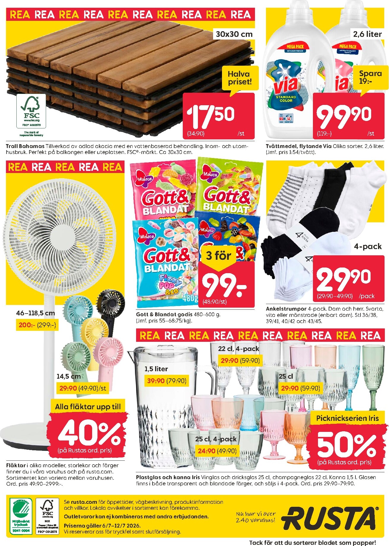 rusta - Aktuellt Rusta reklamblad från måndag, 06/07/2026 till fredag, 31/07/2026 - page: 16