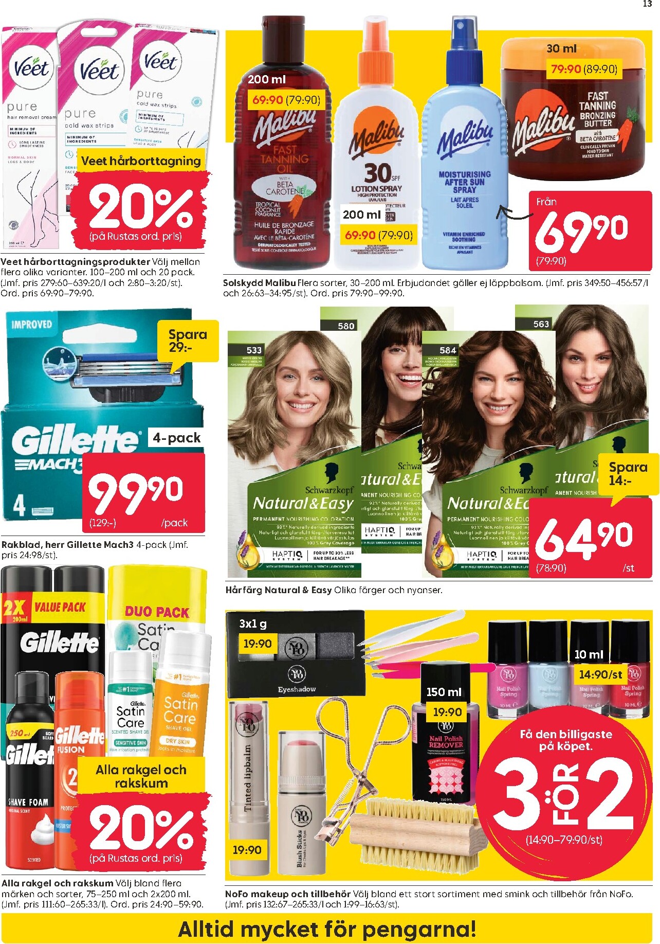 rusta - Aktuellt Rusta reklamblad från måndag, 06/07/2026 till fredag, 31/07/2026 - page: 13