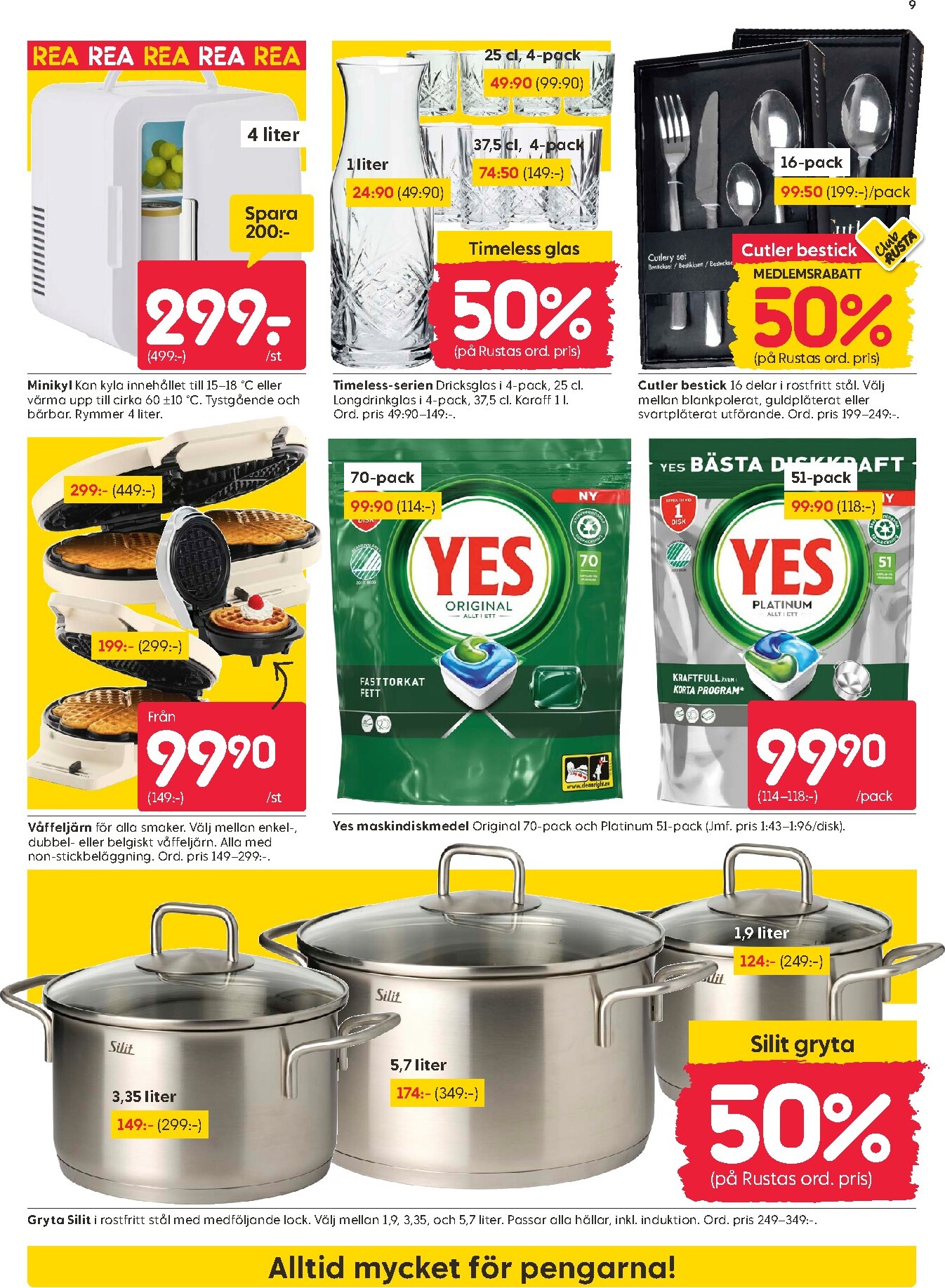 rusta - Aktuellt Rusta reklamblad från måndag, 06/07/2026 till fredag, 31/07/2026 - page: 9