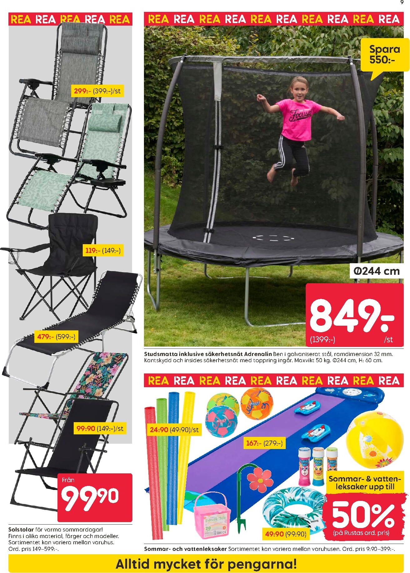 rusta - Aktuellt Rusta reklamblad från måndag, 13/07/2026 till fredag, 31/07/2026 - page: 9