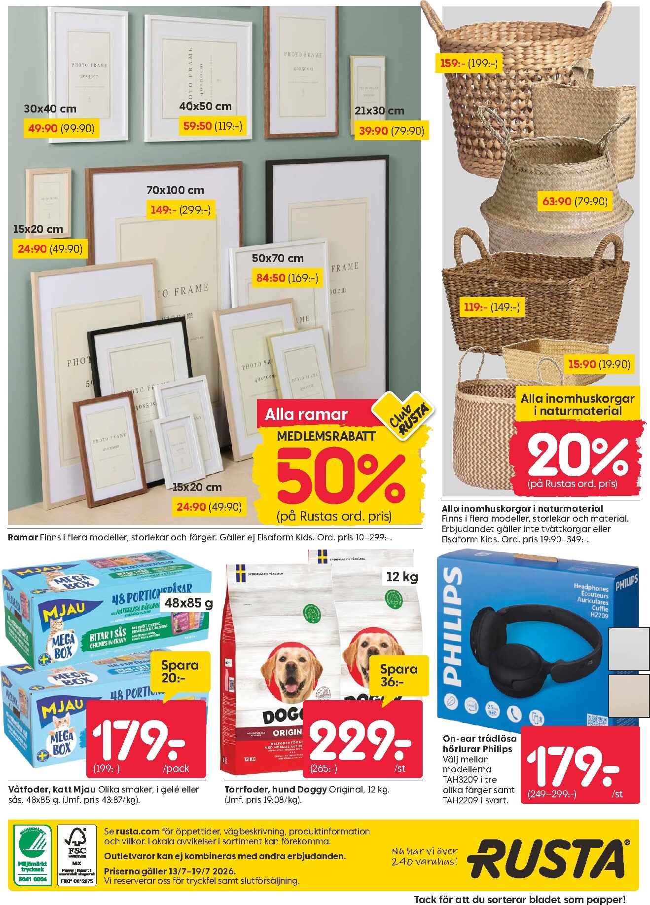 rusta - Aktuellt Rusta reklamblad från måndag, 13/07/2026 till fredag, 31/07/2026 - page: 12
