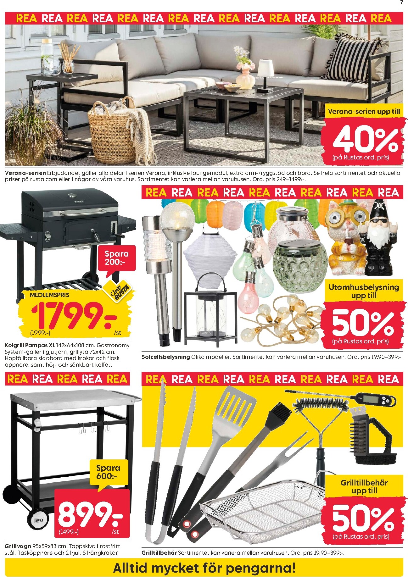 rusta - Aktuellt Rusta reklamblad från måndag, 13/07/2026 till fredag, 31/07/2026 - page: 7