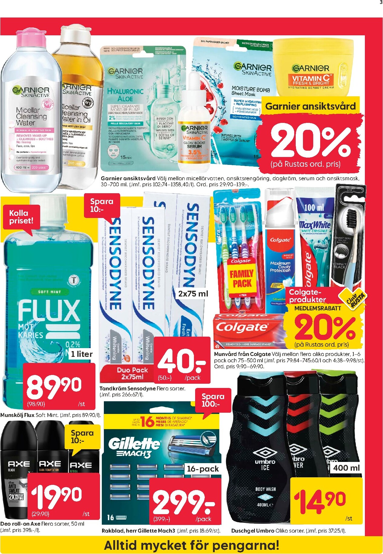 rusta - Aktuellt Rusta reklamblad från måndag, 13/07/2026 till fredag, 31/07/2026 - page: 3