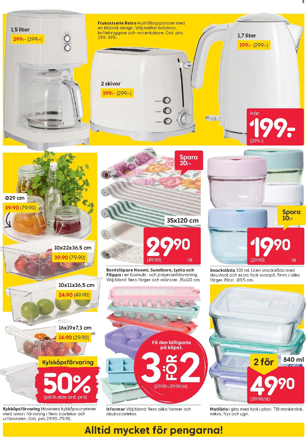 rusta - Aktuellt Rusta reklamblad från måndag, 20/07/2026 till fredag, 31/07/2026 - page: 3