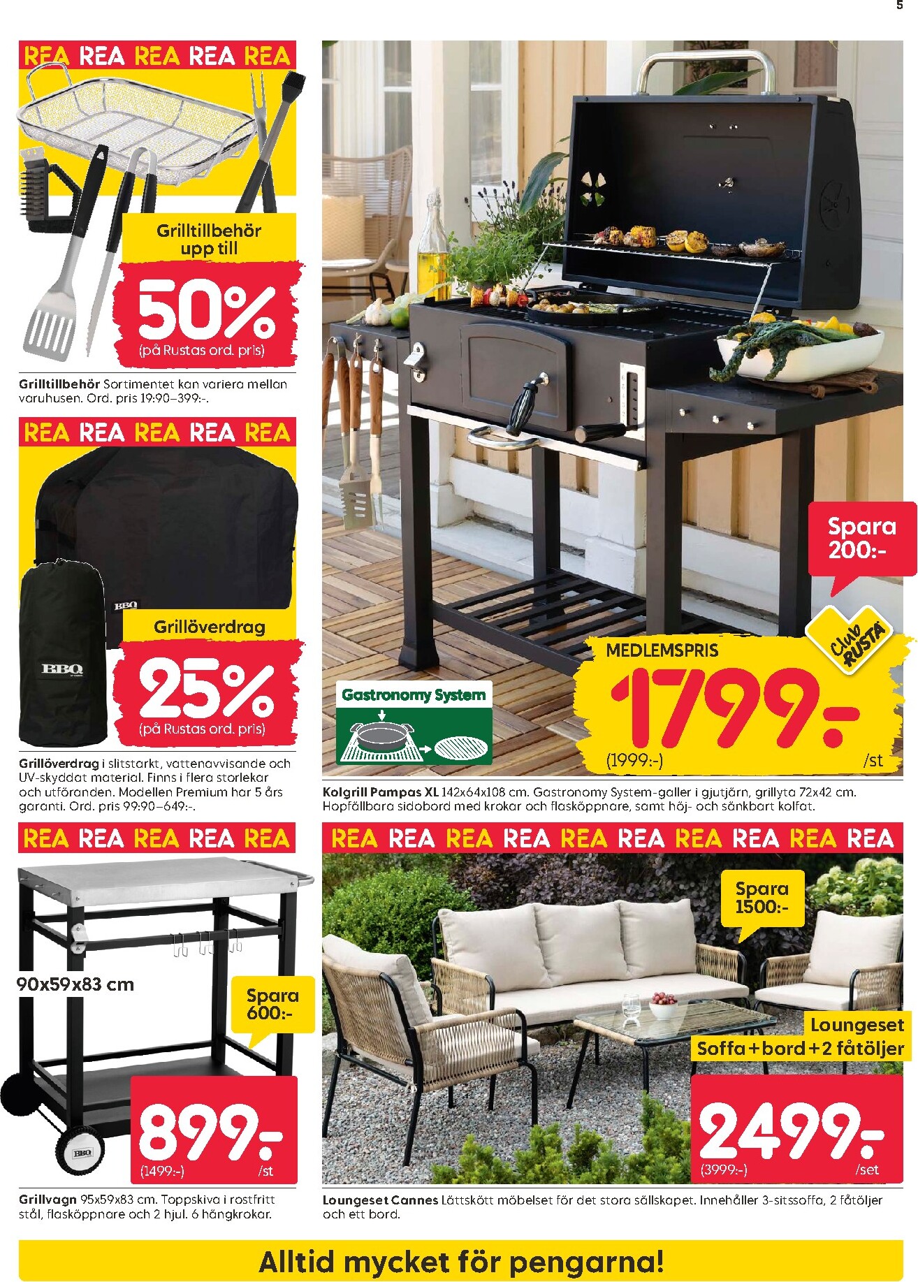 rusta - Aktuellt Rusta reklamblad från måndag, 20/07/2026 till fredag, 31/07/2026 - page: 5
