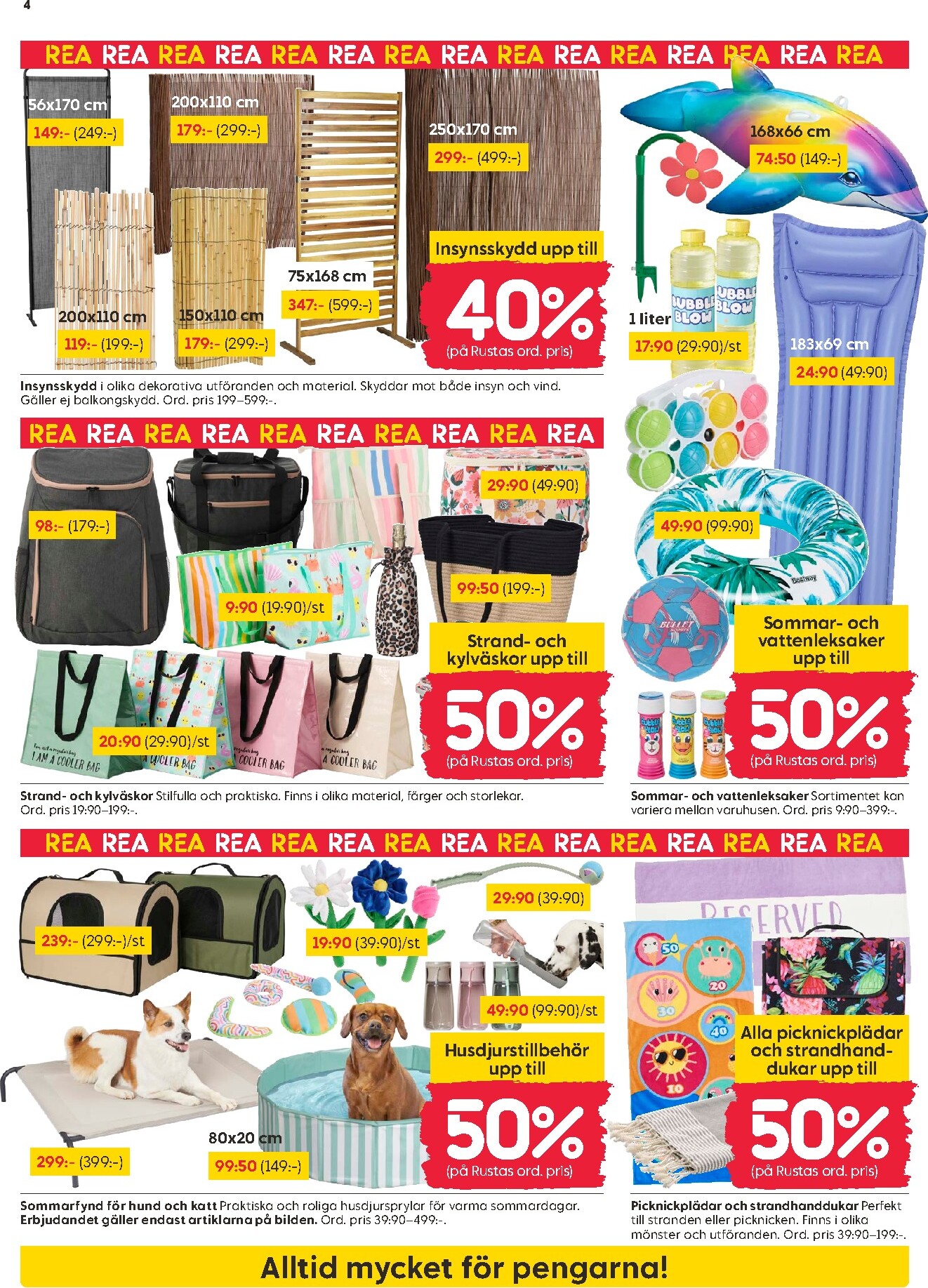 rusta - Aktuellt Rusta reklamblad från måndag, 20/07/2026 till fredag, 31/07/2026 - page: 4