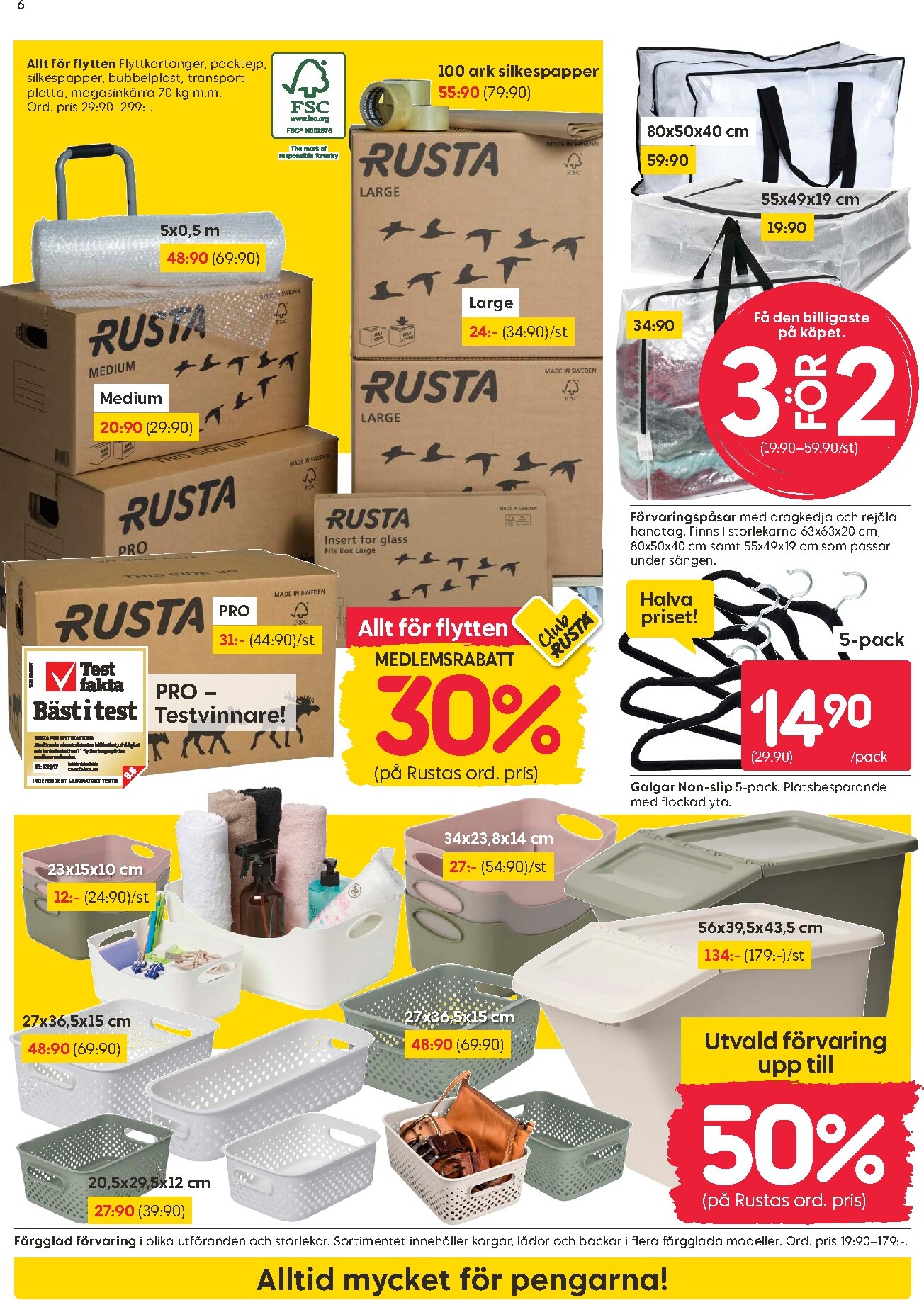 rusta - Aktuellt Rusta reklamblad från måndag, 20/07/2026 till fredag, 31/07/2026 - page: 6