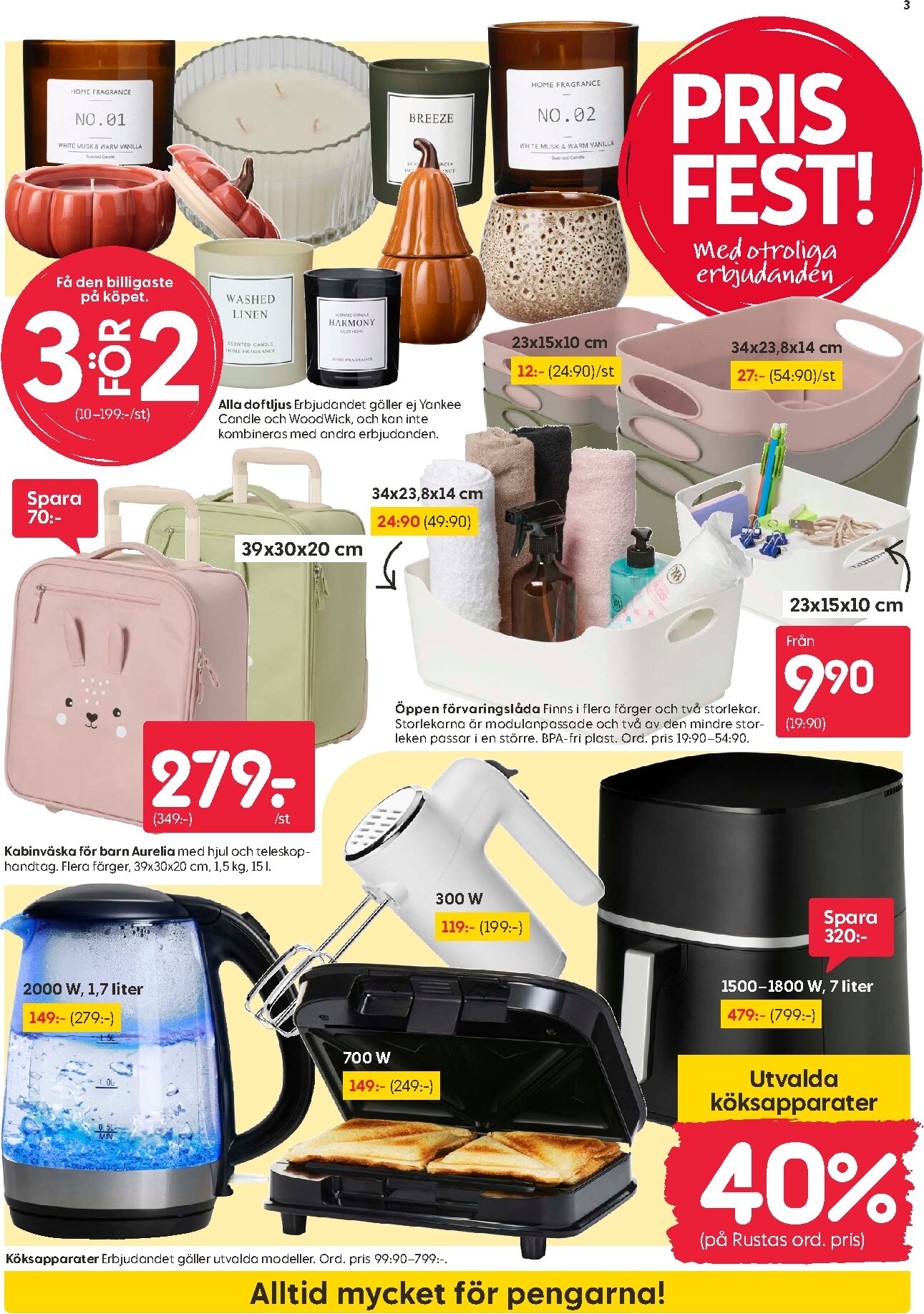 rusta - Aktuellt Rusta reklamblad från måndag, 27/07/2026 till fredag, 31/07/2026 - page: 3