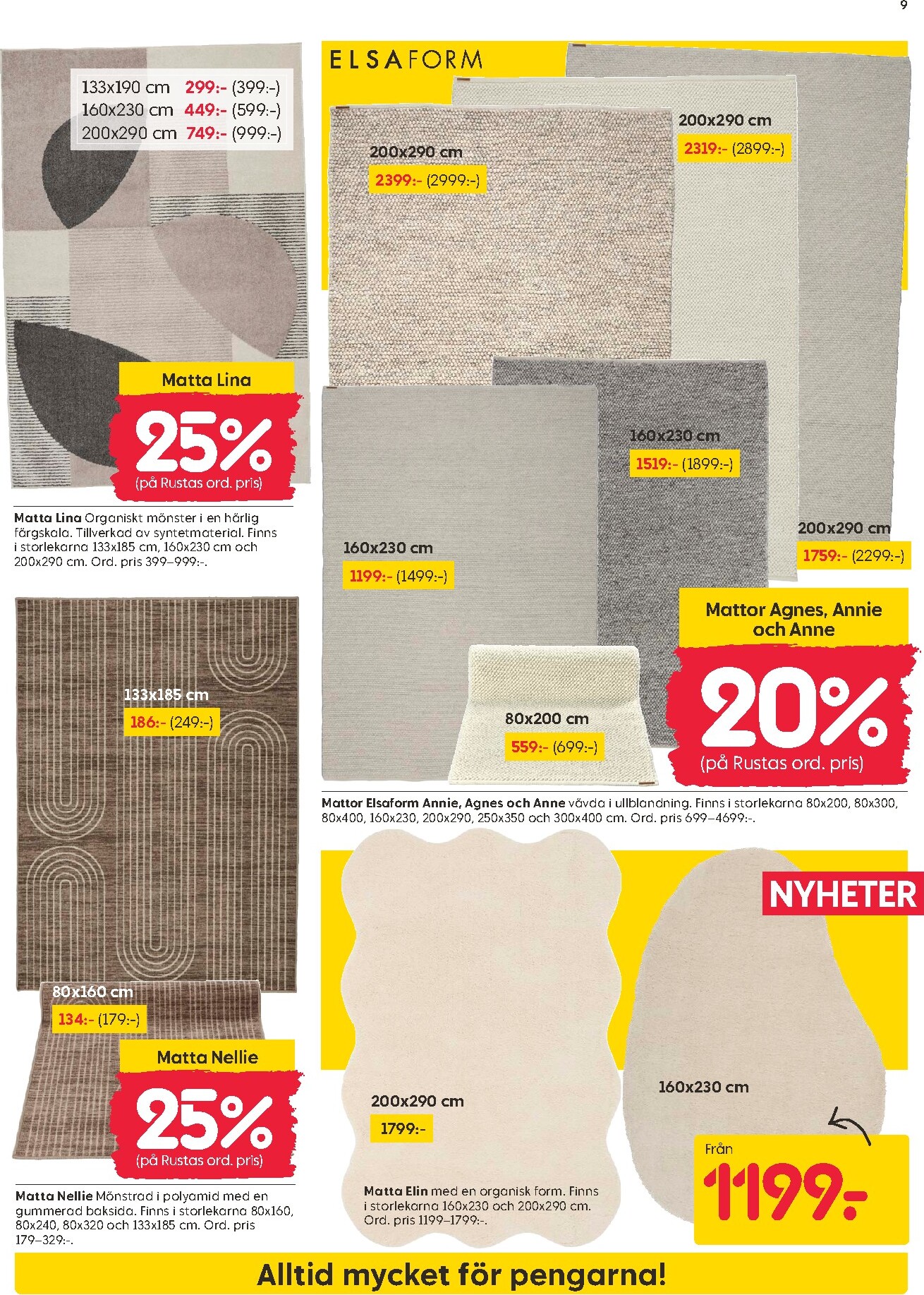 rusta - Aktuellt Rusta reklamblad från måndag, 27/07/2026 till fredag, 31/07/2026 - page: 9
