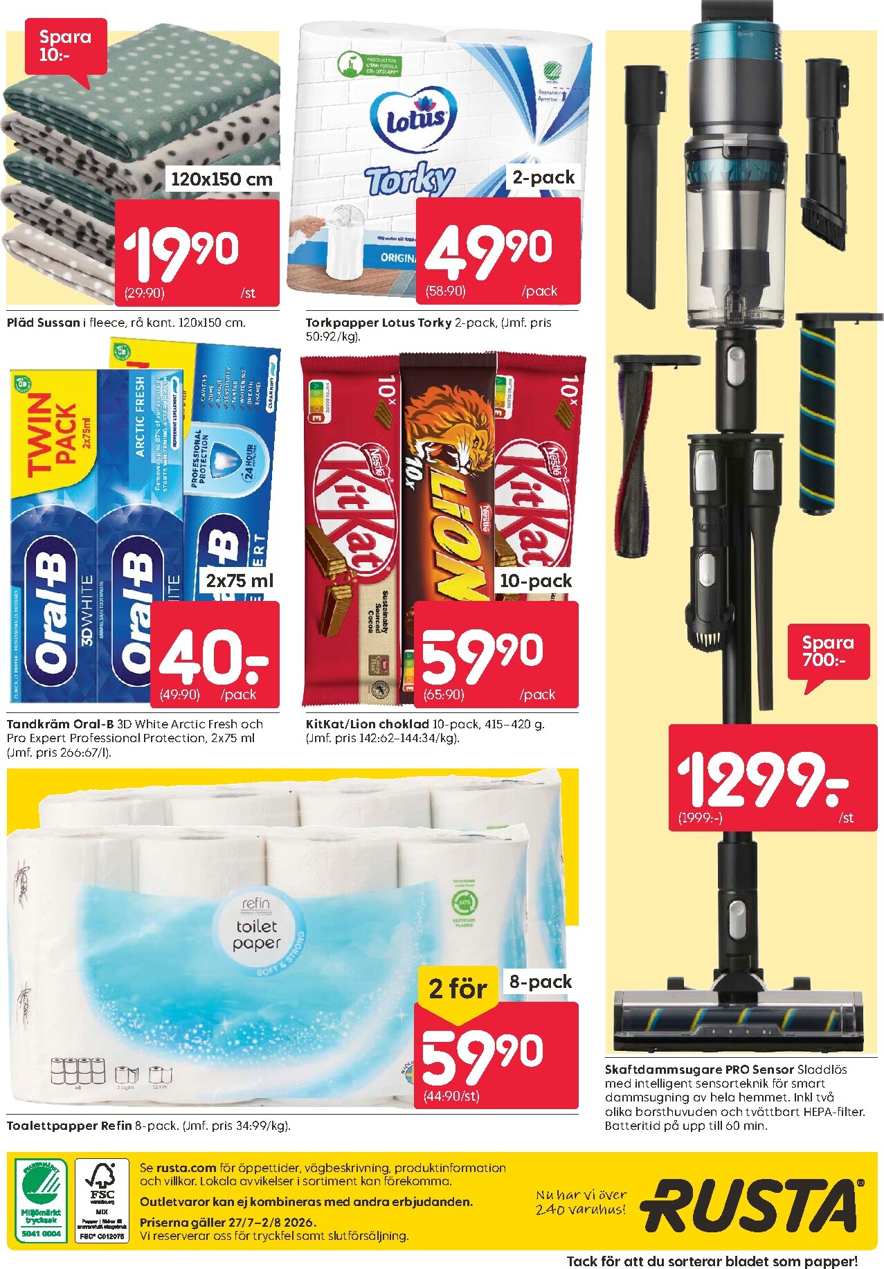 rusta - Aktuellt Rusta reklamblad från måndag, 27/07/2026 till fredag, 31/07/2026 - page: 16