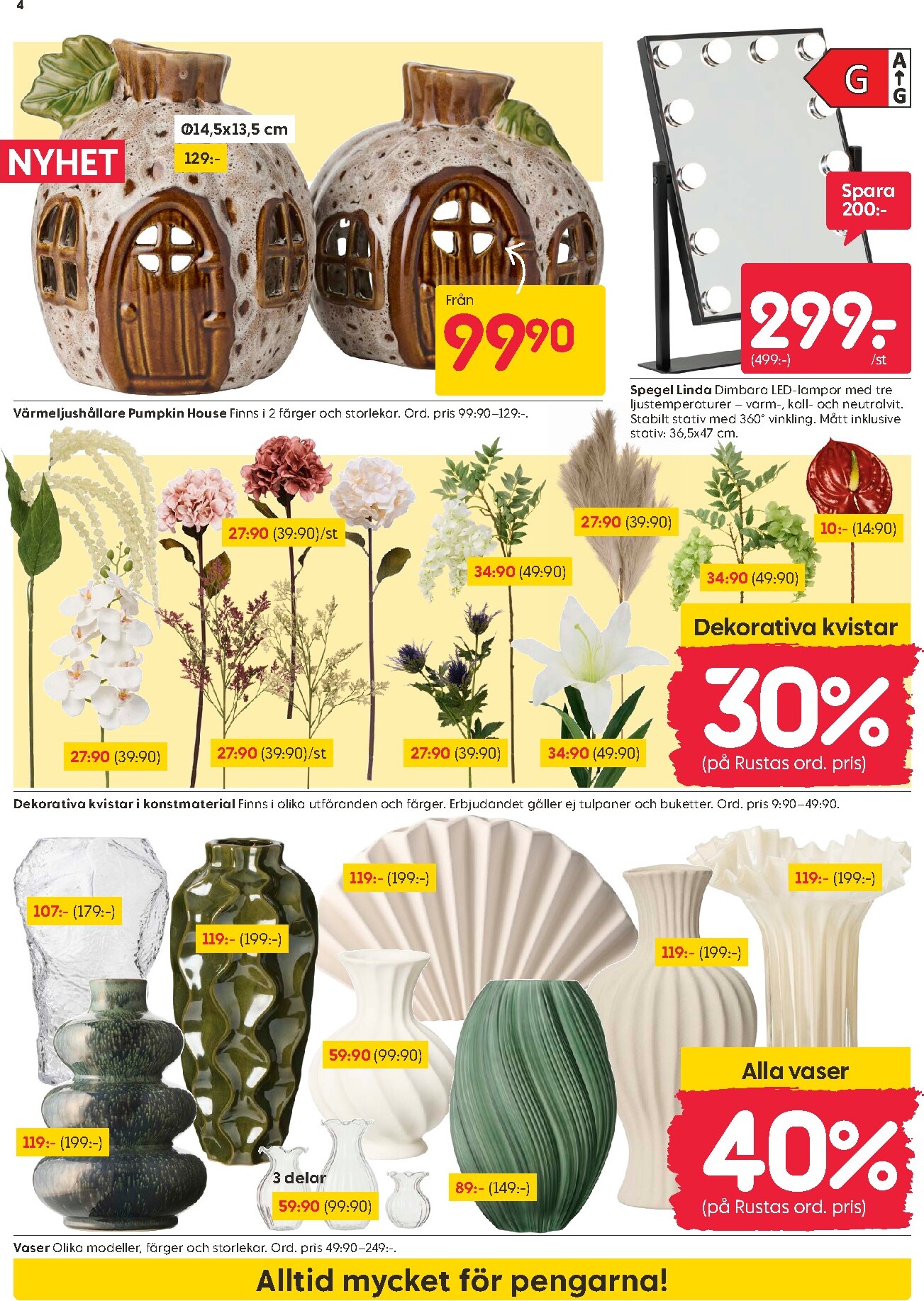 rusta - Aktuellt Rusta reklamblad från måndag, 03/08/2026 till söndag, 09/08/2026 - page: 4
