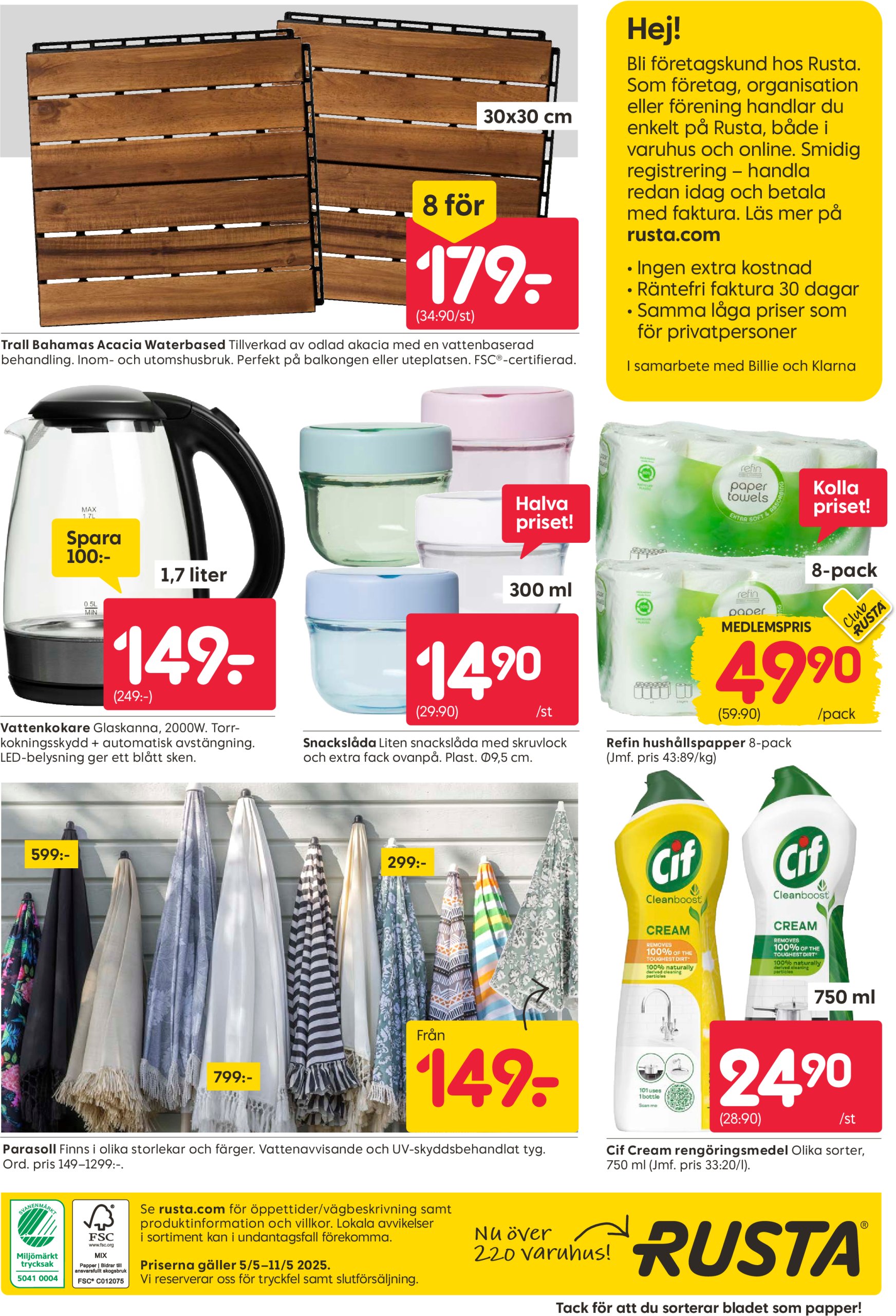 rusta - Rusta-reklambladet giltigt från 05/05 - 11/05 - page: 20