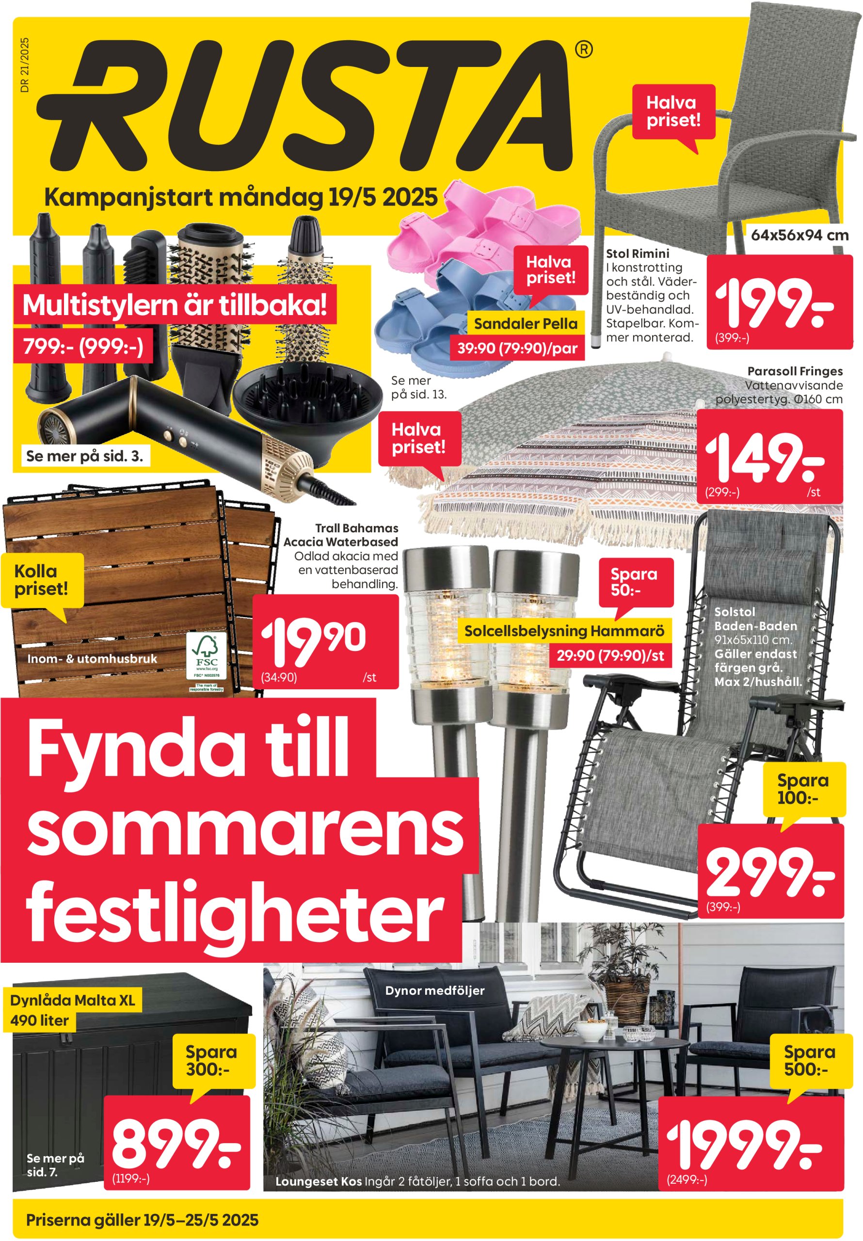 rusta - Rusta-reklambladet giltigt från 19/05 - 25/05
