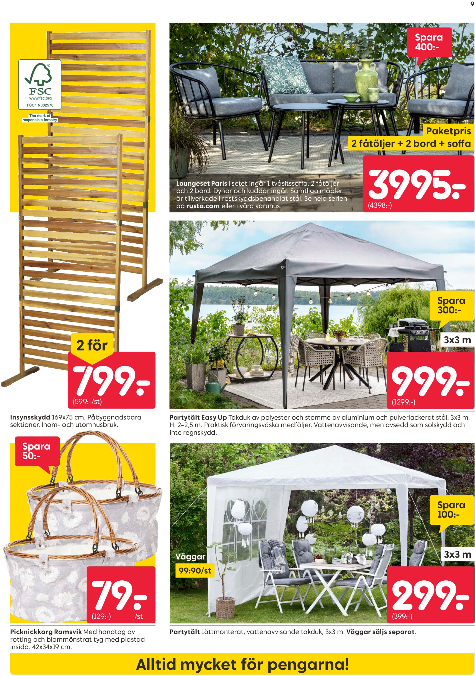 rusta - Rusta-reklambladet giltigt från 02/06 - 08/06 - page: 9