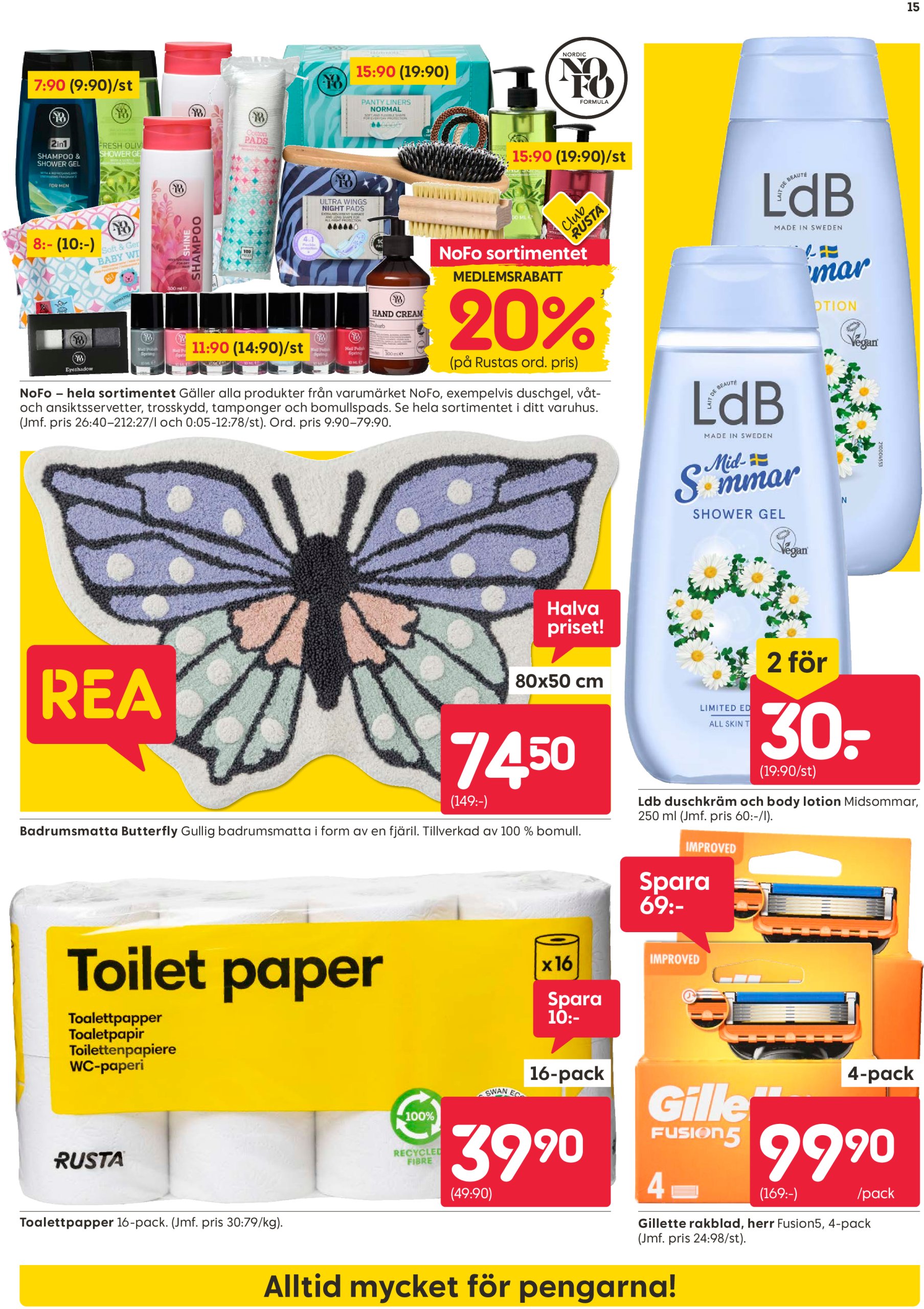 rusta - Rusta-reklambladet giltigt från 16/06 - 22/06 - page: 15