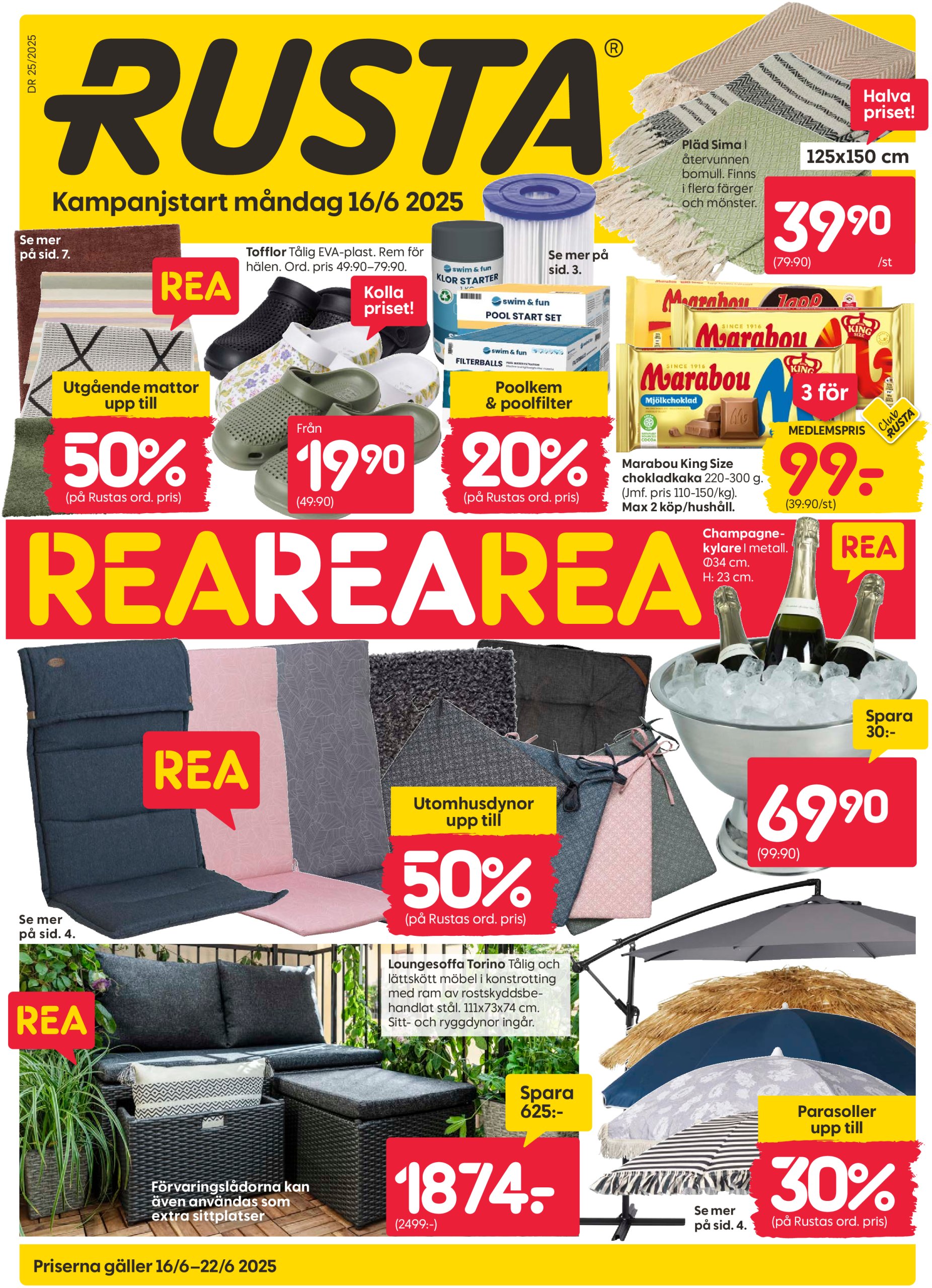 rusta - Rusta-reklambladet giltigt från 16/06 - 22/06