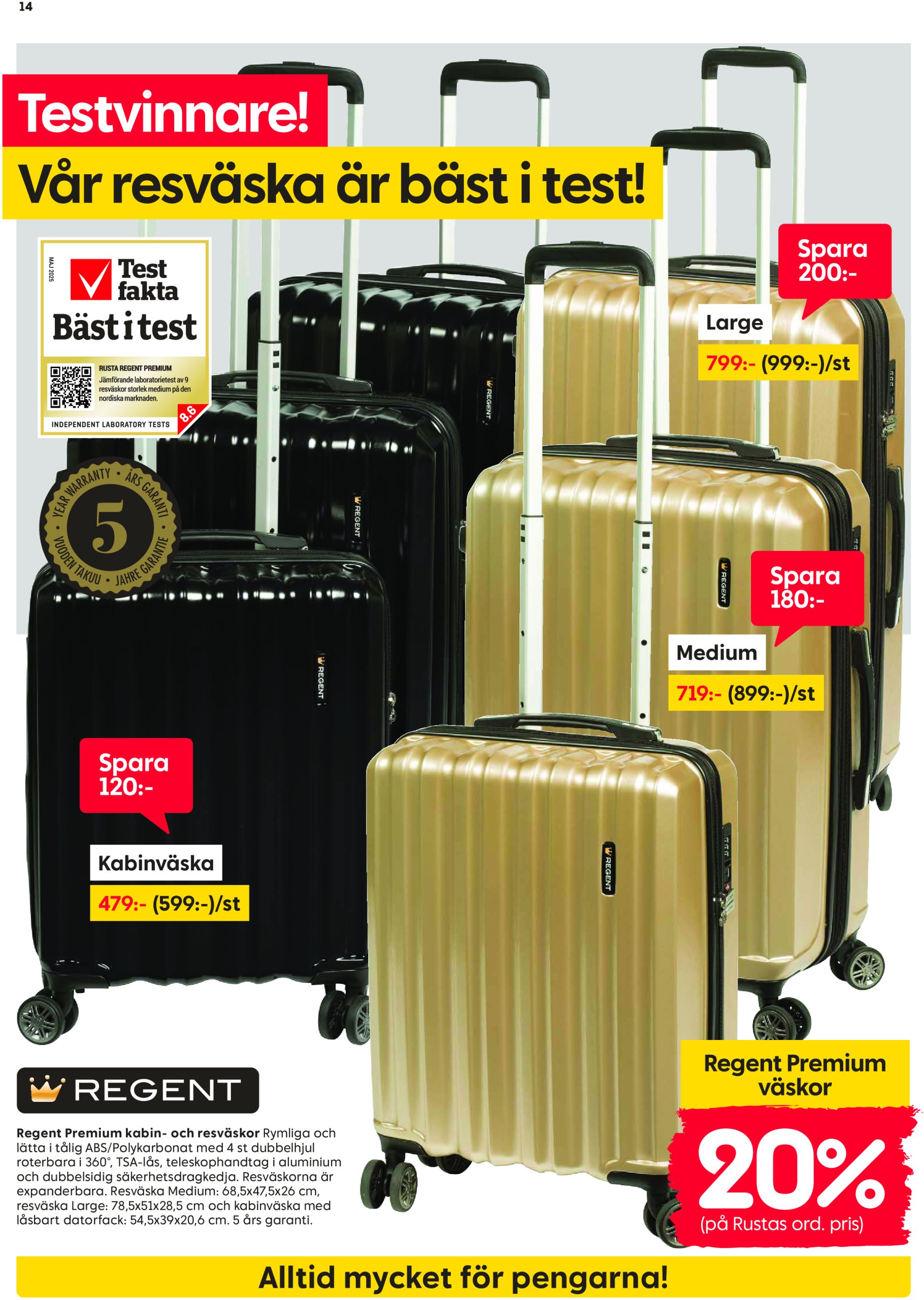 rusta - Rusta-reklambladet giltigt från 21/07 - 27/07 - page: 14