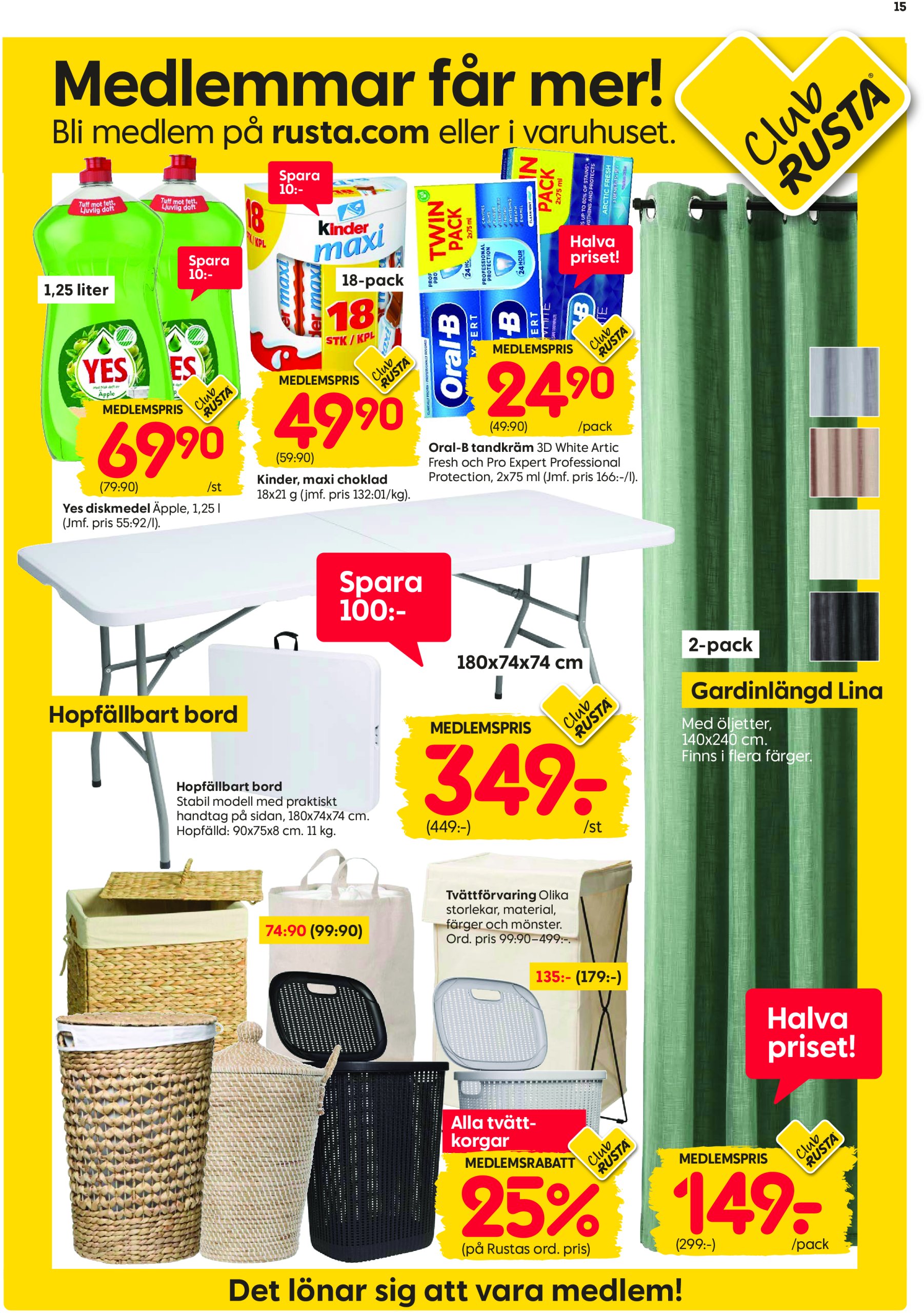 rusta - Rusta-reklambladet giltigt från 21/07 - 27/07 - page: 15