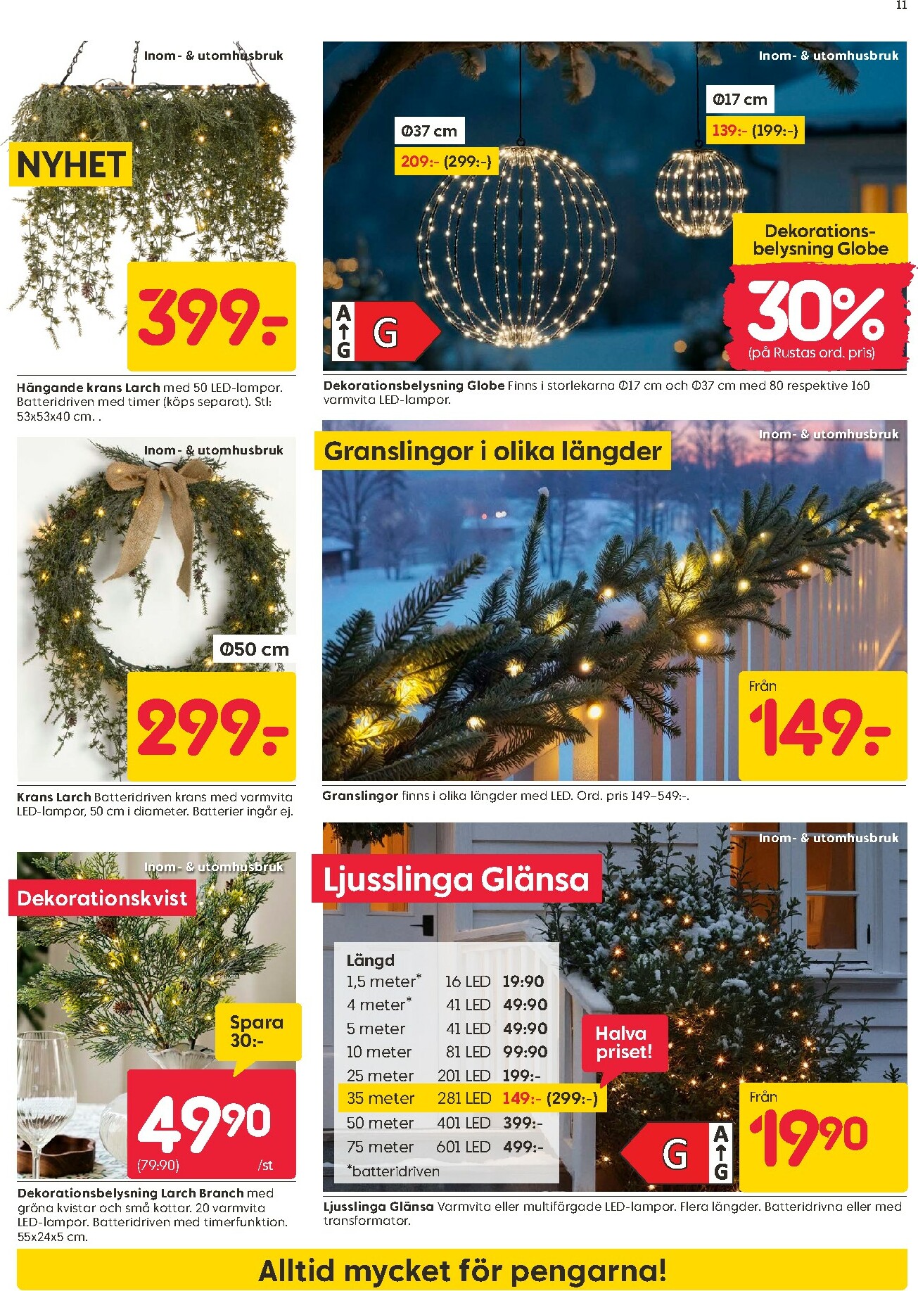 rusta - Rusta-reklambladet giltigt från 20/10 - 26/10 - page: 11