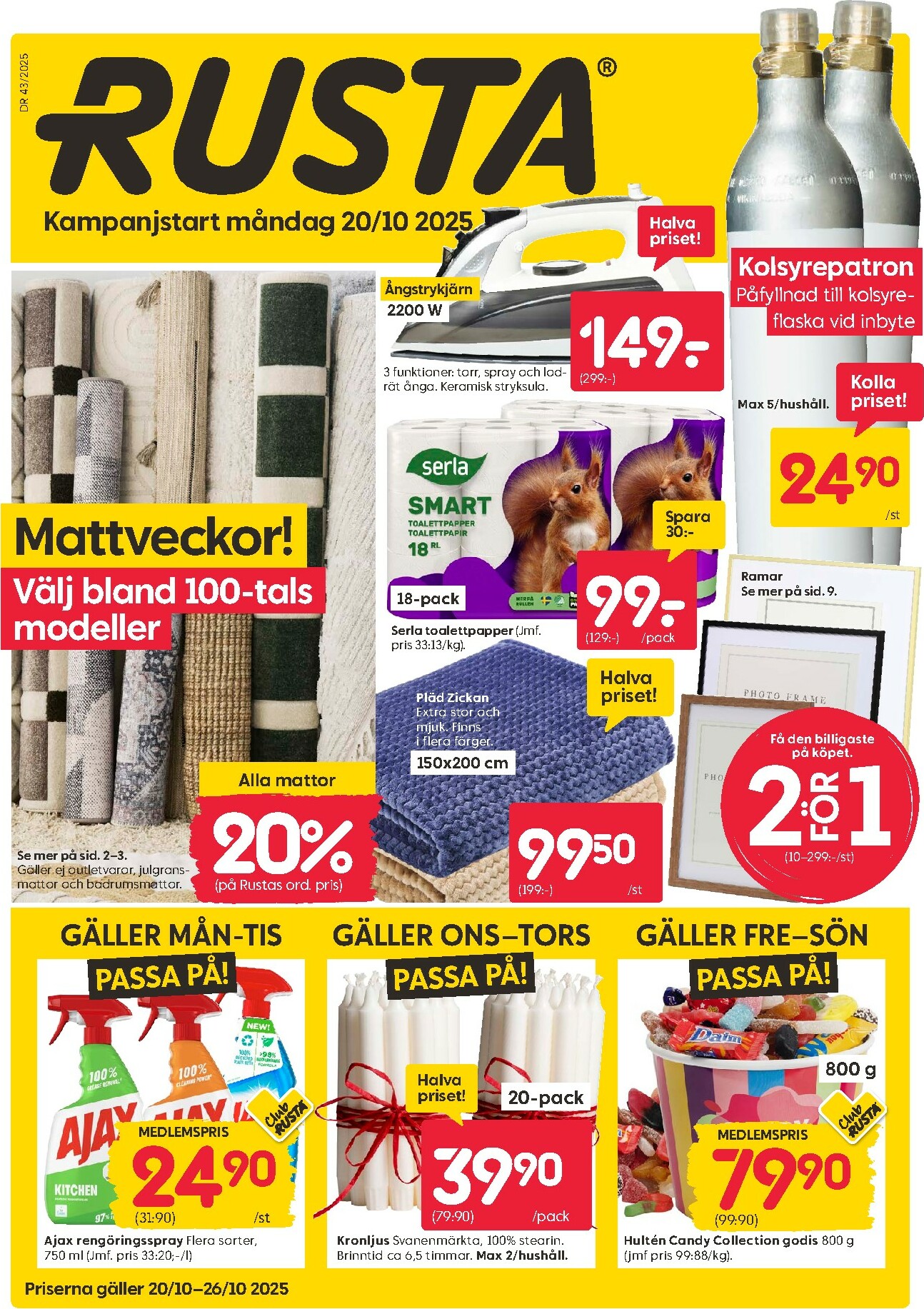 rusta - Rusta-reklambladet giltigt från 20/10 - 26/10