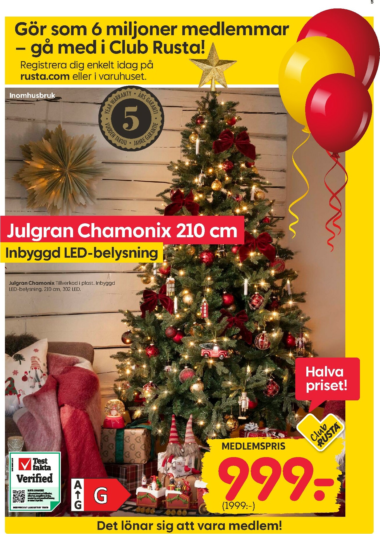 rusta - Rusta-reklambladet giltigt från 27/10 - 02/11 - page: 5