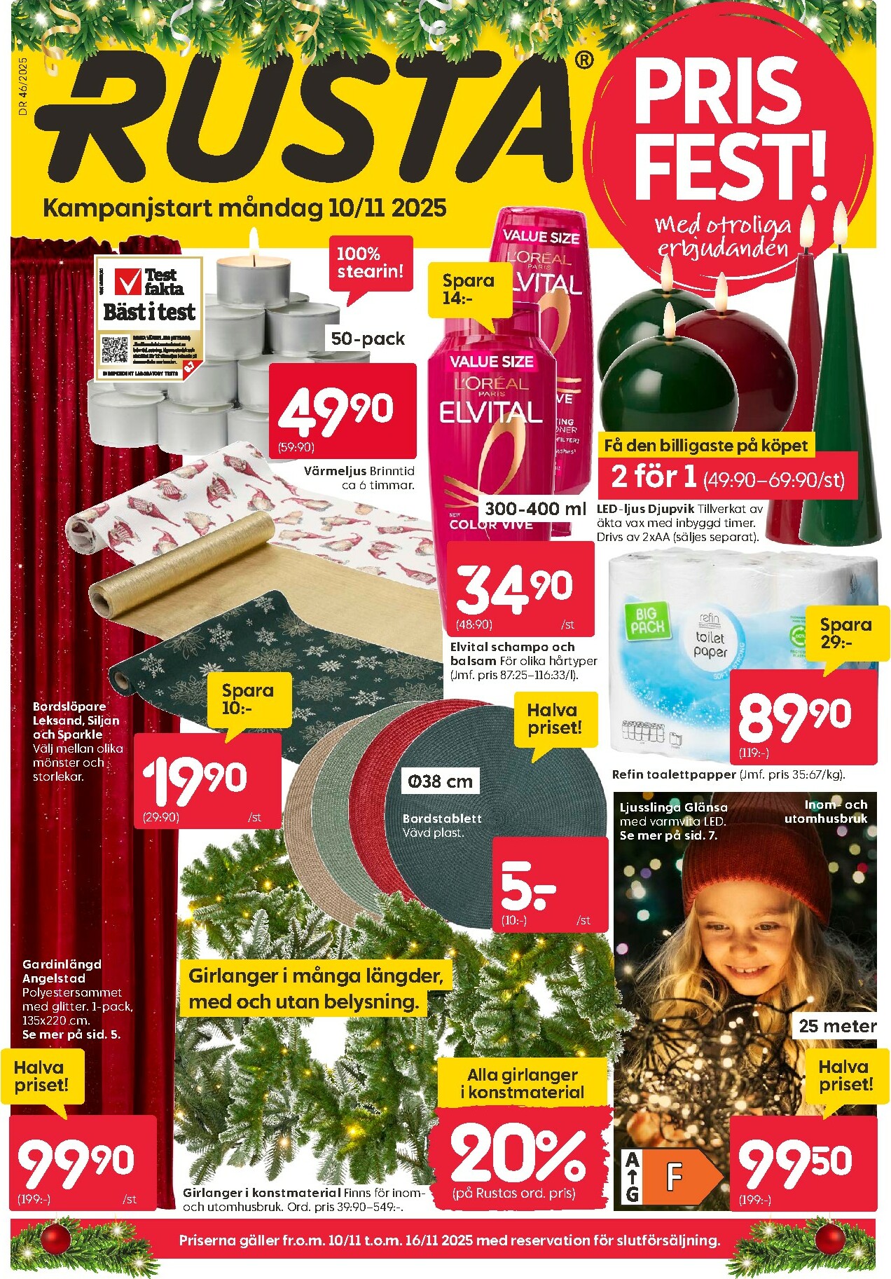 rusta - Rusta-reklambladet giltigt från 10/11 - 16/11