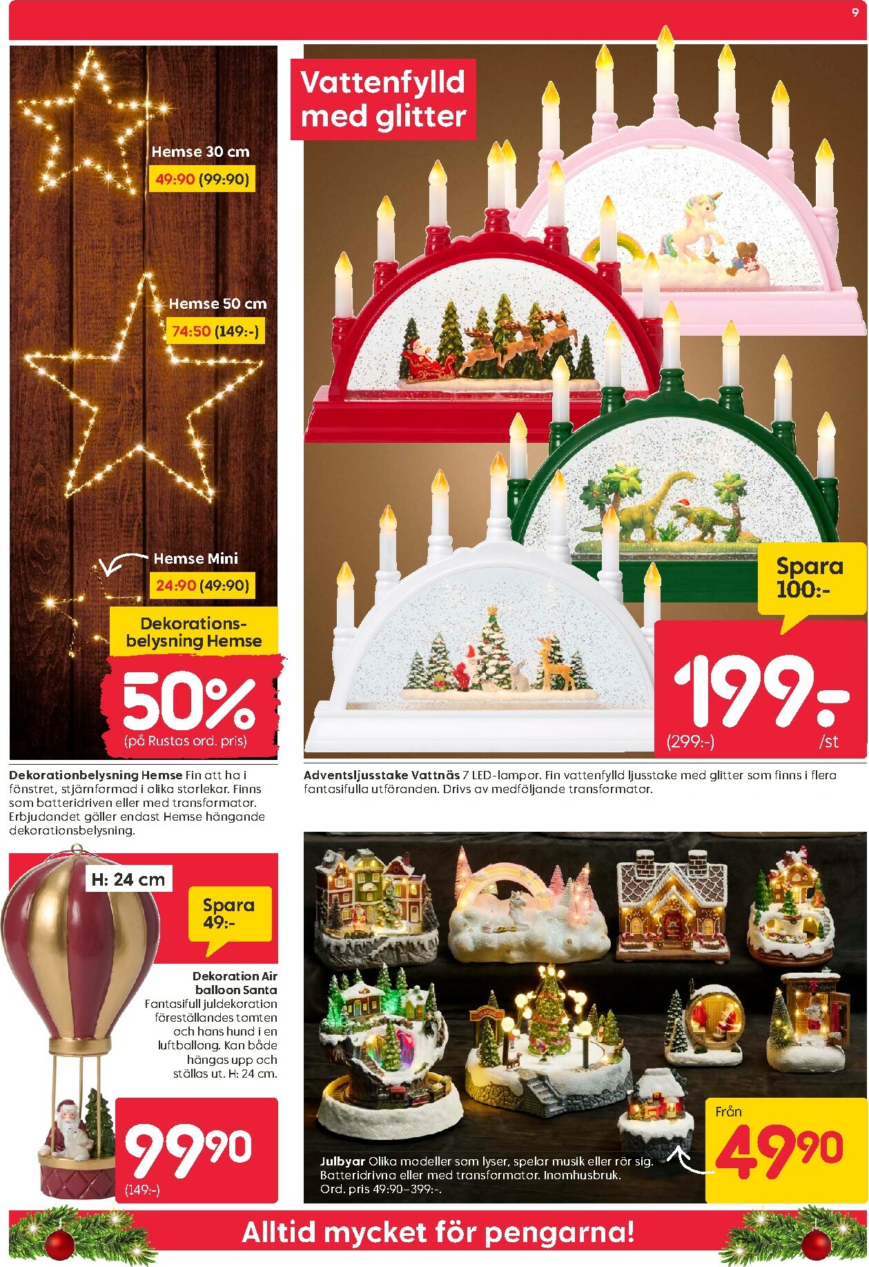 rusta - Rusta-reklambladet giltigt från 10/11 - 16/11 - page: 9