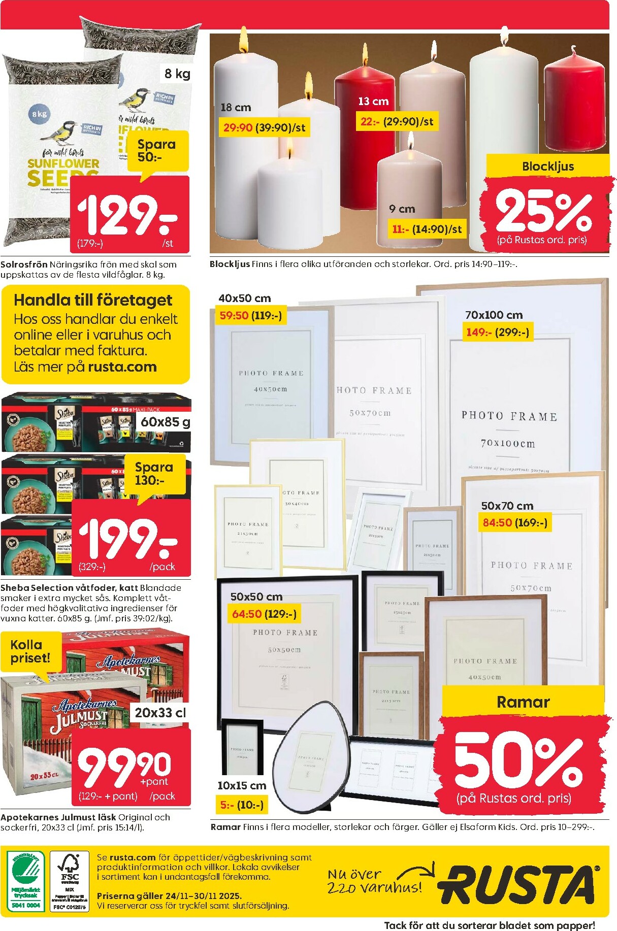 rusta - Rusta-reklambladet giltigt från 24/11 - 30/11 - page: 20