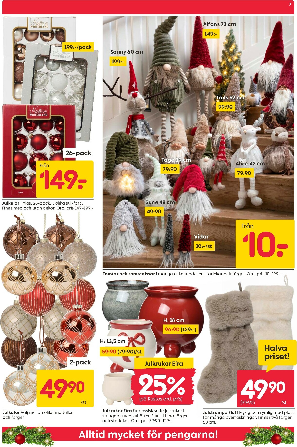 rusta - Rusta-reklambladet giltigt från 08/12 - 14/12 - page: 7