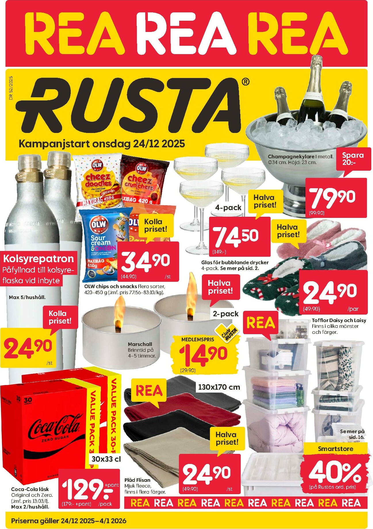 rusta - Rusta-reklambladet giltigt från 24/12 - 04/01