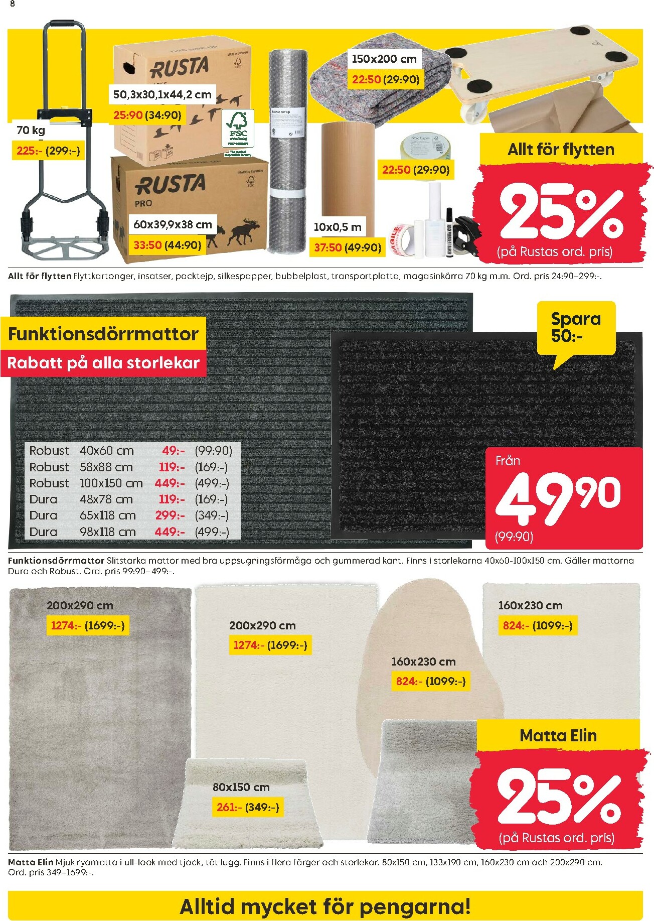 rusta - Rusta-reklambladet giltigt från 05/01 - 11/01 - page: 8
