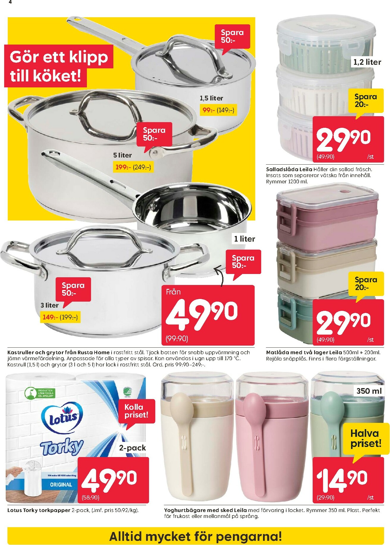 rusta - Rusta-reklambladet giltigt från 12/01 - 18/01 - page: 4