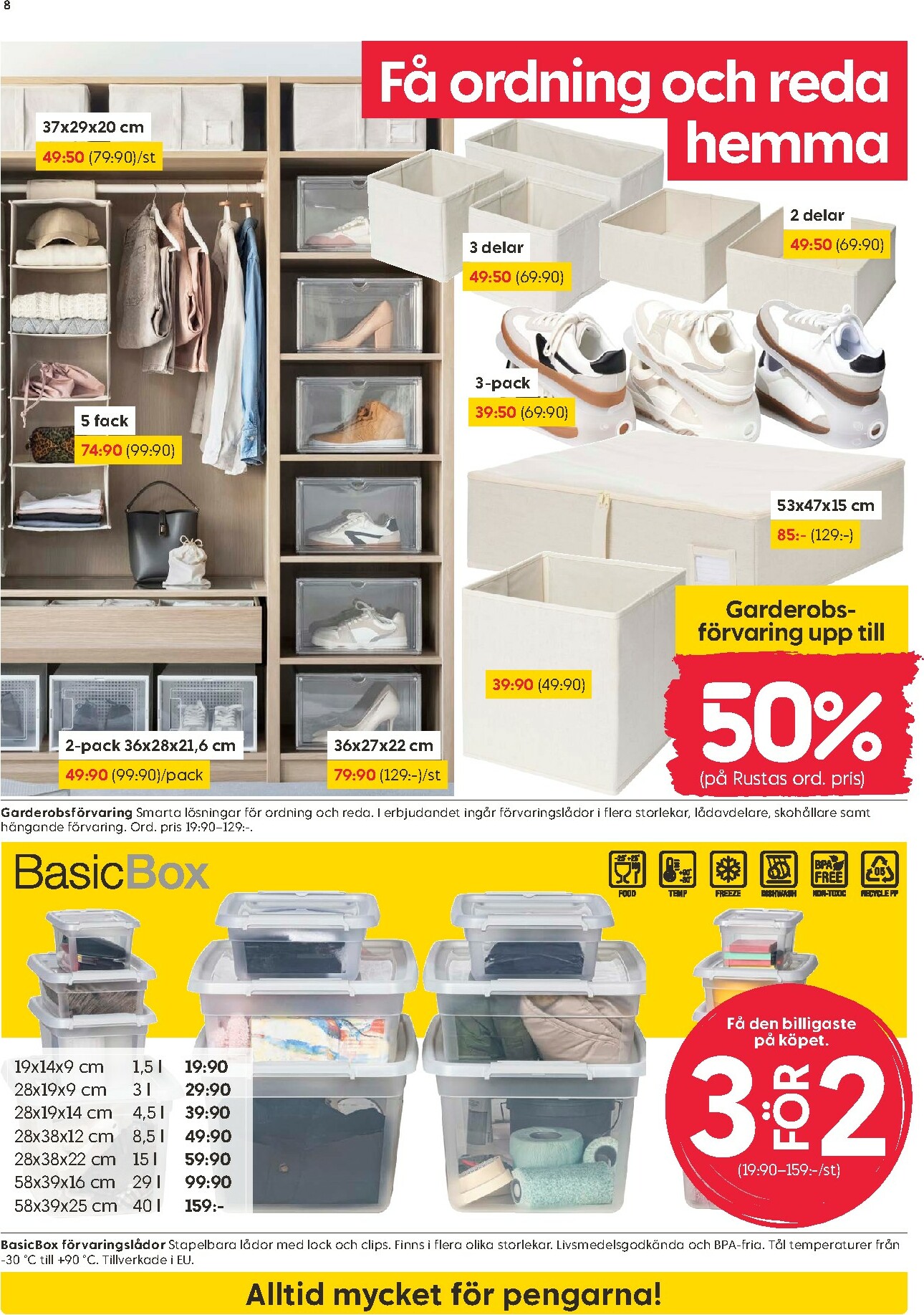 rusta - Rusta-reklambladet giltigt från 19/01 - 25/01 - page: 8