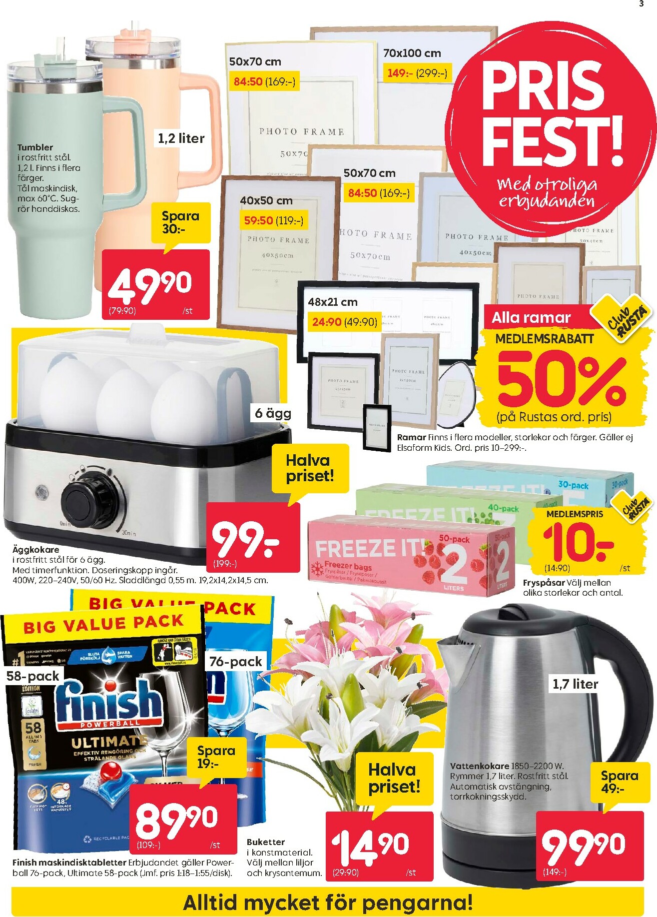 rusta - Rusta-reklambladet giltigt från 19/01 - 25/01 - page: 3