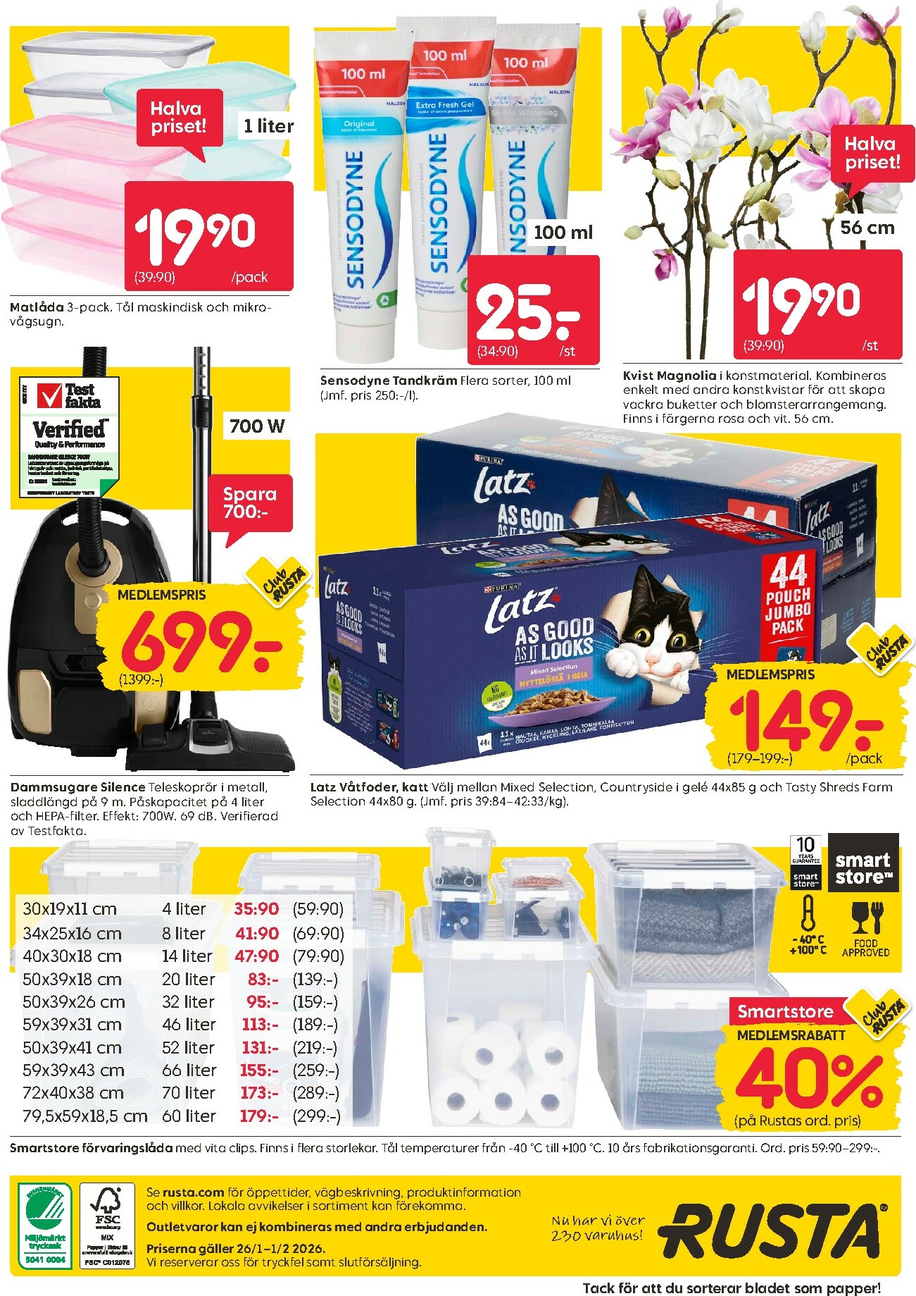 rusta - Rusta-reklambladet giltigt från 26/01 - 01/02 - page: 12