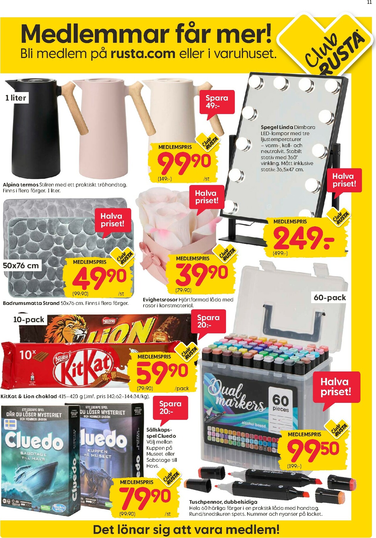 rusta - Rusta-reklambladet giltigt från 09/02/2026 - 15/02/2026 - page: 11