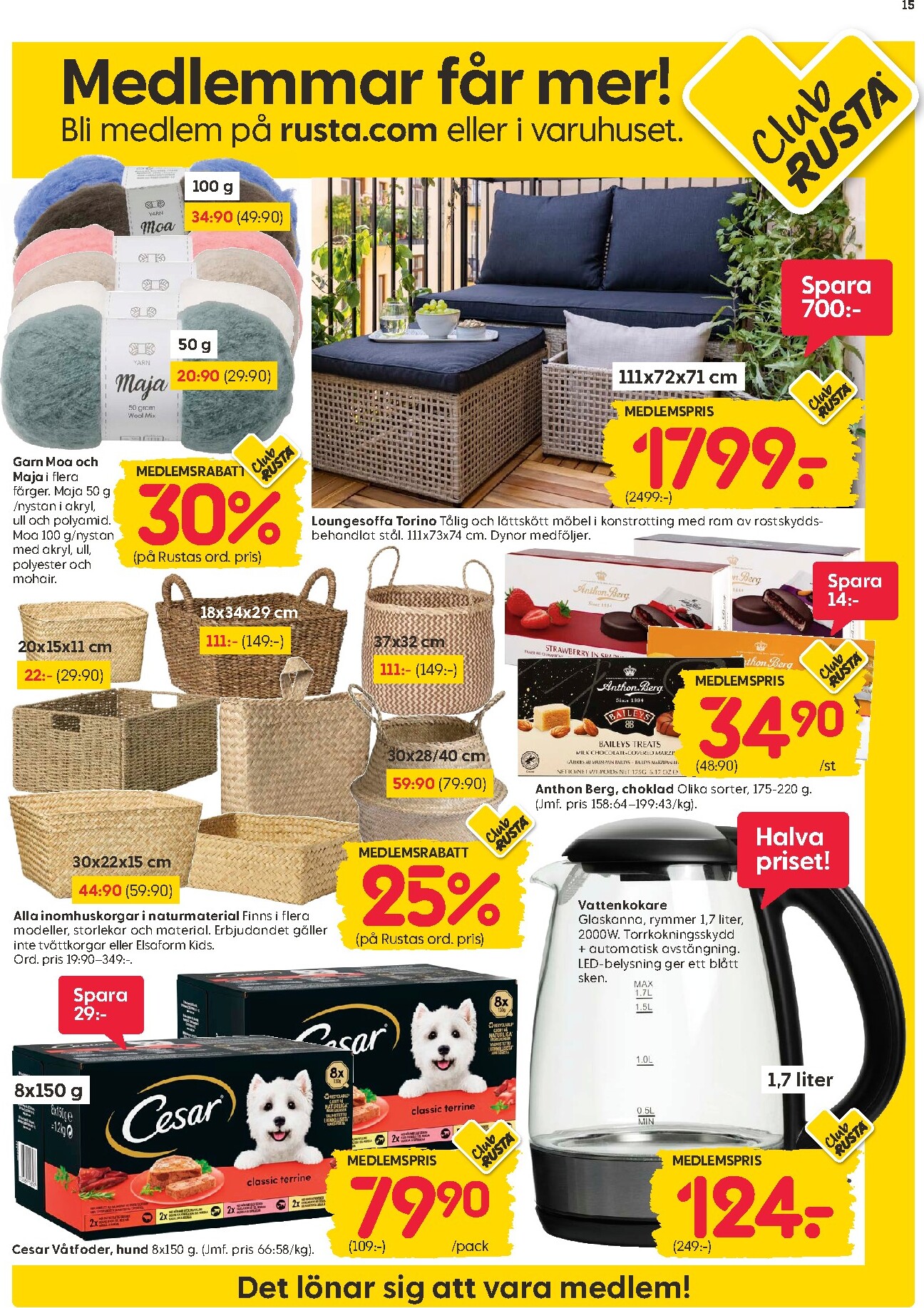 rusta - Rusta-reklambladet giltigt från 02/03/2026 - 08/03/2026 - page: 15