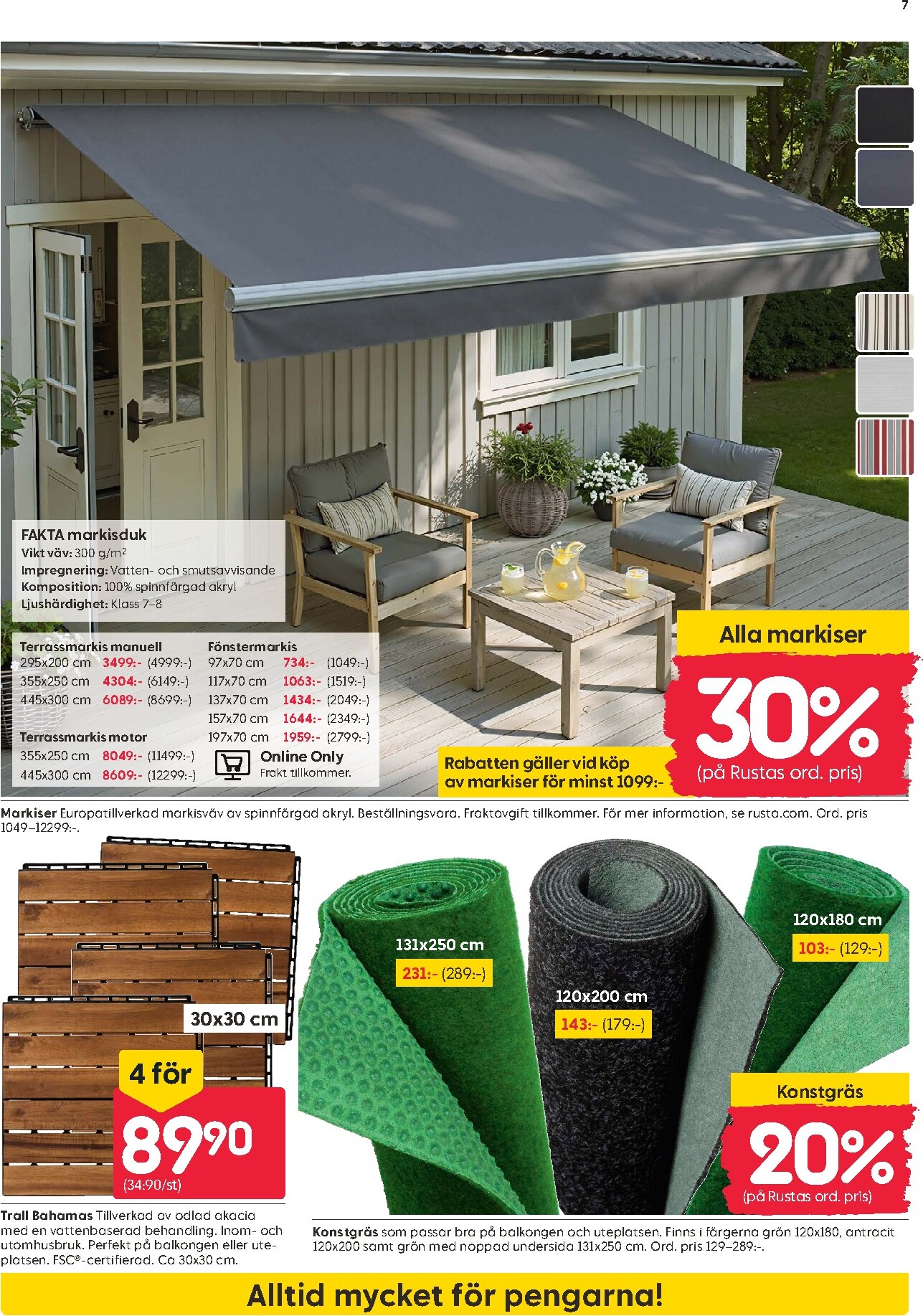 rusta - Rusta-reklambladet giltigt från 09/03/2026 - 15/03/2026 - page: 7