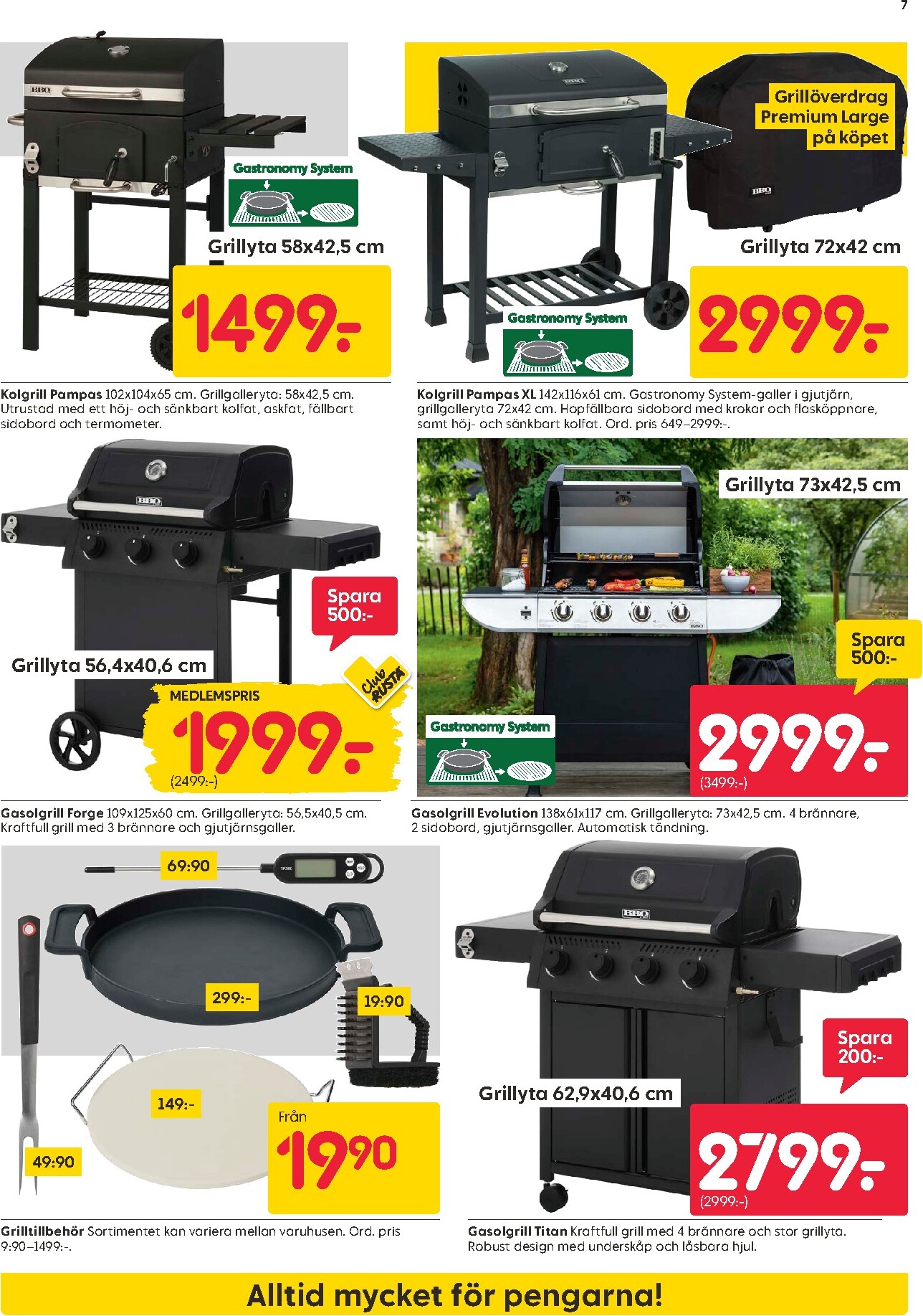 rusta - Rusta-reklambladet giltigt från 07/04/2026 - 12/04/2026 - page: 7