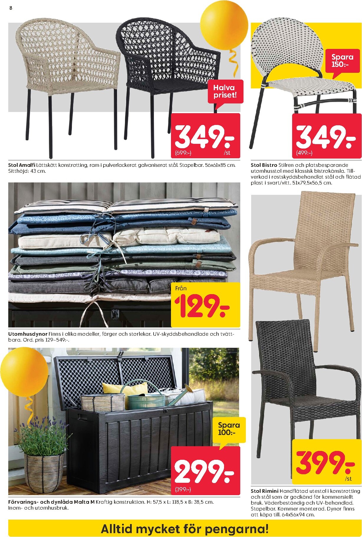 rusta - Aktuellt Rusta reklamblad giltigt från måndag 13/04/2026 till söndag 19/04/2026 - page: 8