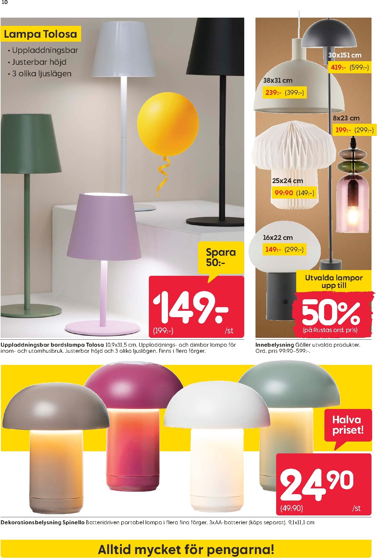 rusta - Aktuellt Rusta reklamblad giltigt från måndag 13/04/2026 till söndag 19/04/2026 - page: 10